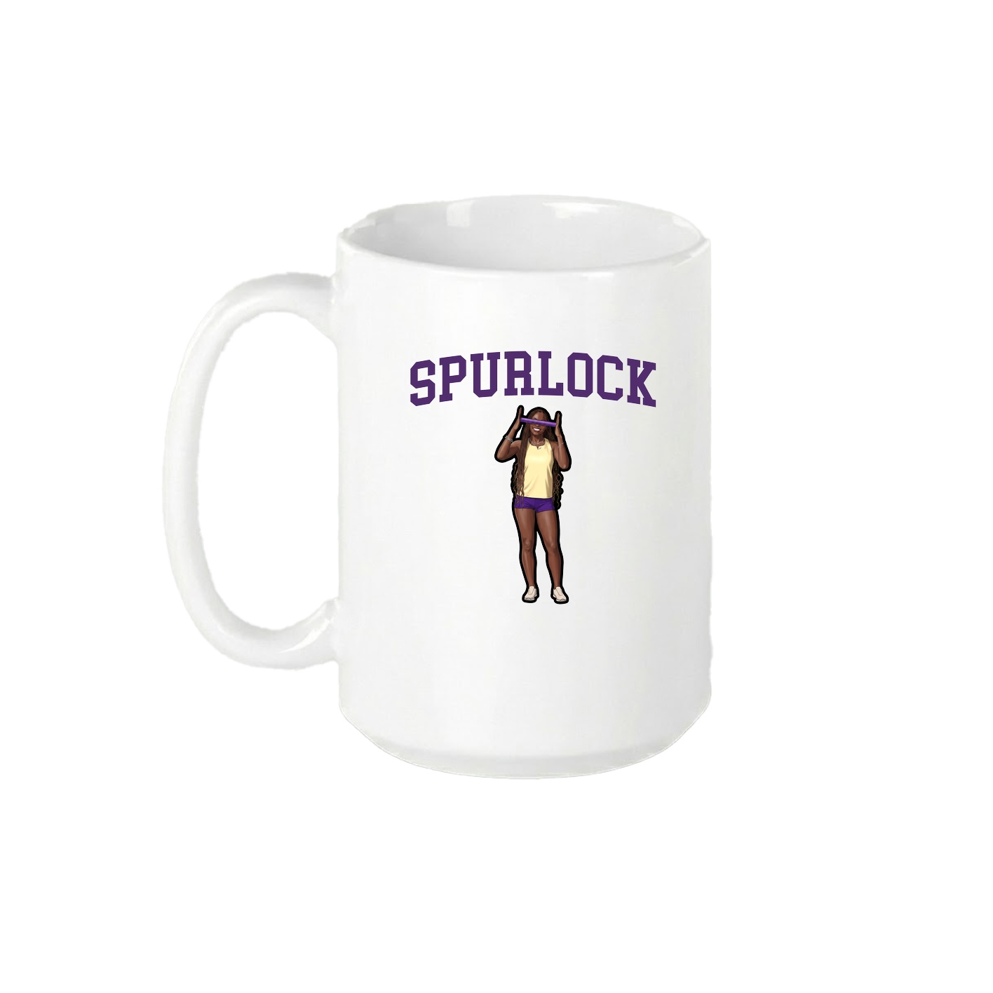 15oz Coffee Mug — Shirsey in White