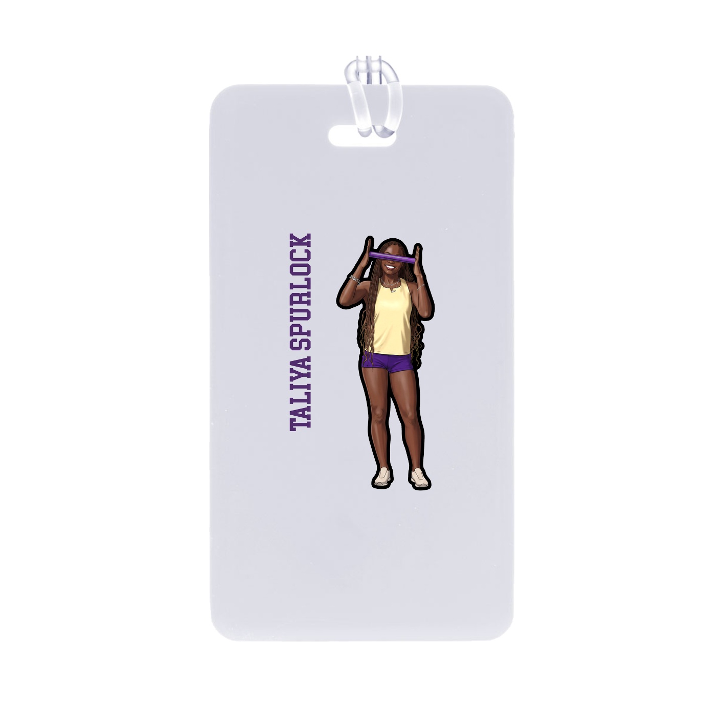 Bag Tag — Name Vertical in Classic