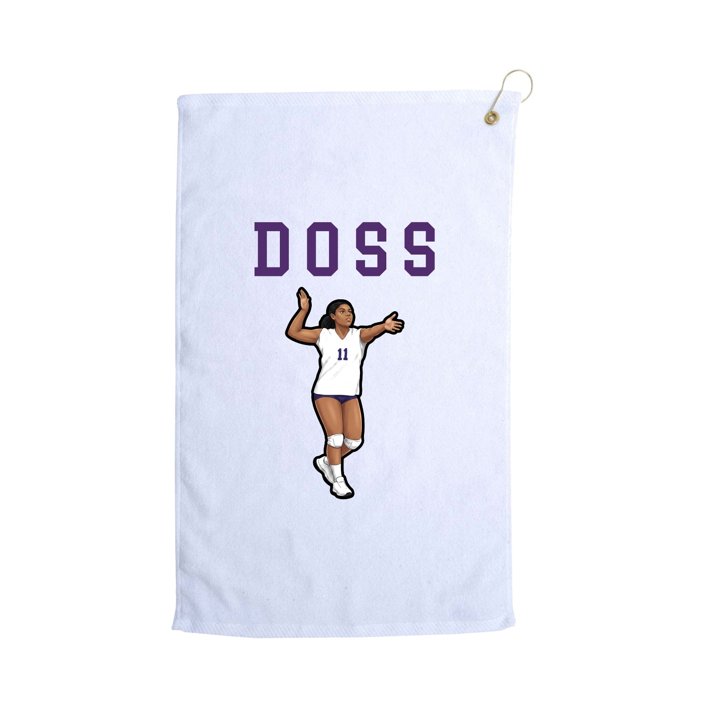 Golf Towel — Shirsey in White