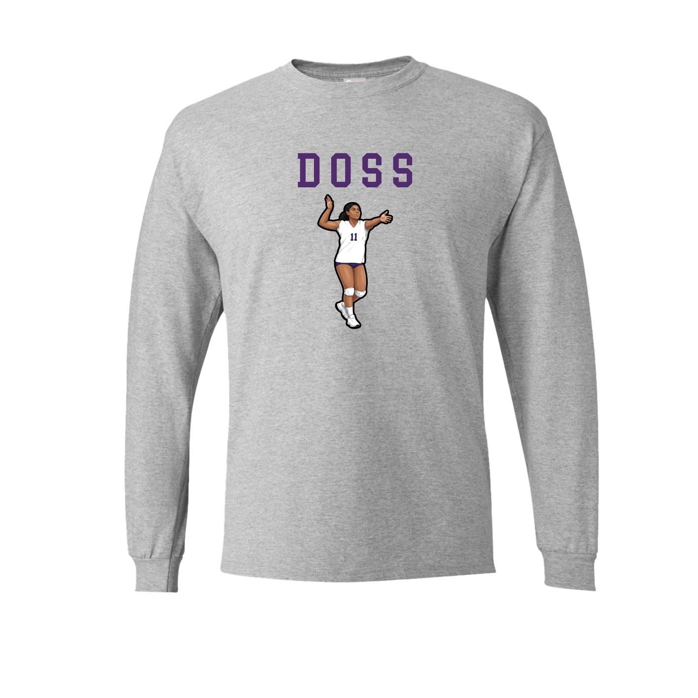 Long Sleeve Tee — Shirsey in Grey