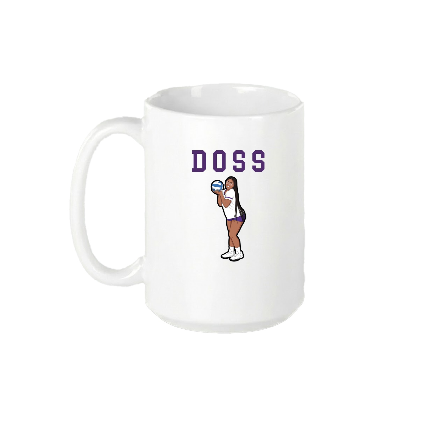 15oz Coffee Mug — Shirsey in White