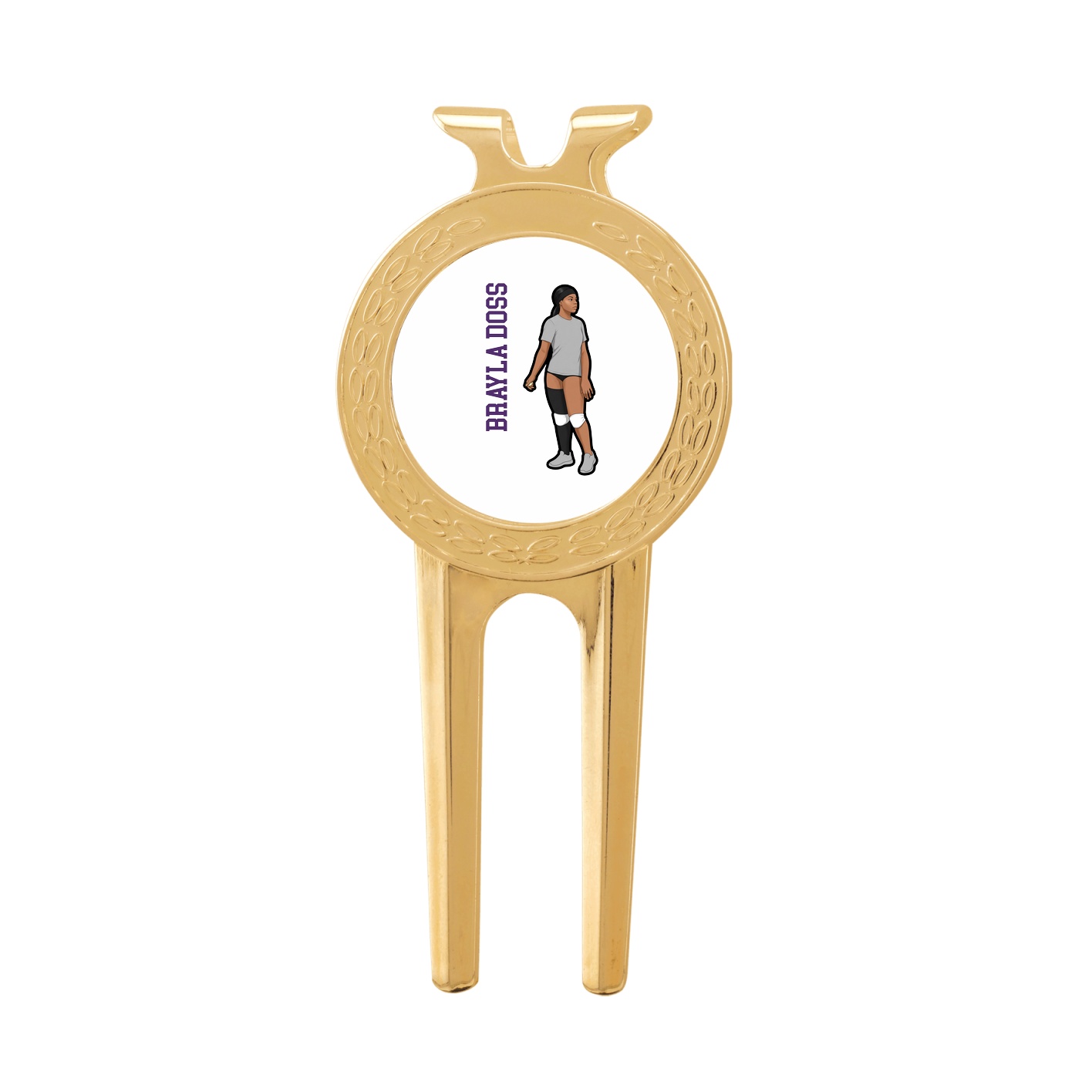 Divot Tool with Ball Marker — Name Vertical in Classic