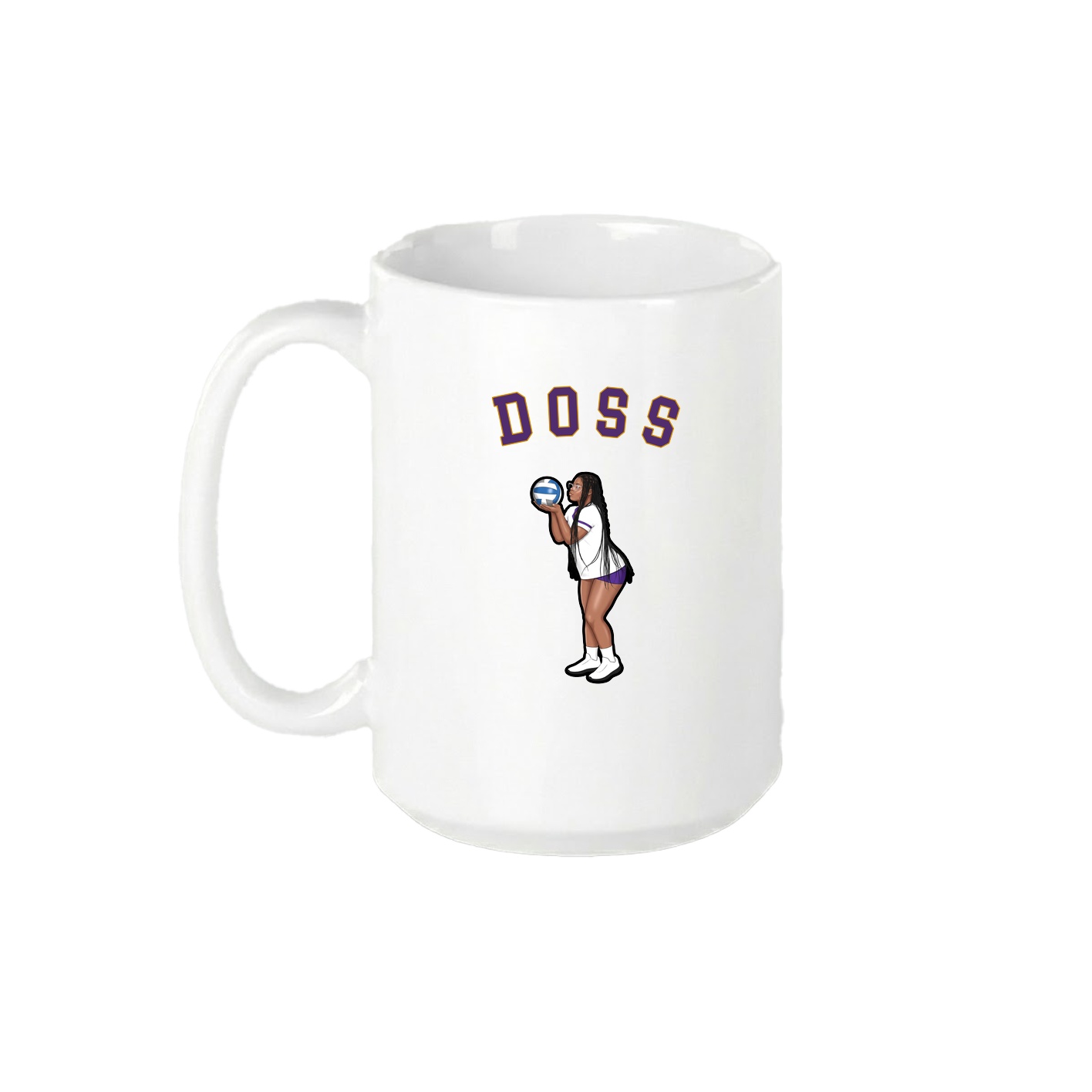 15oz Coffee Mug — Shirsey Arch in White