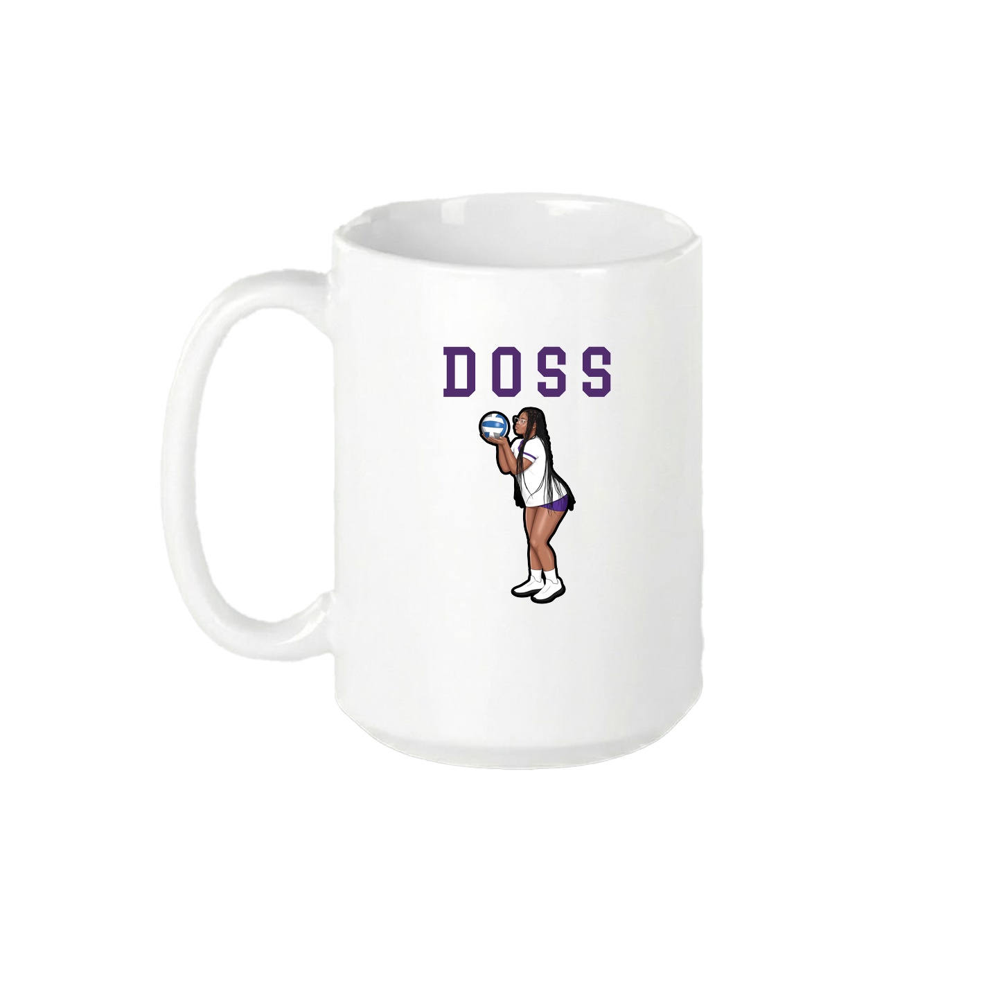 15oz Coffee Mug — Shirsey in White