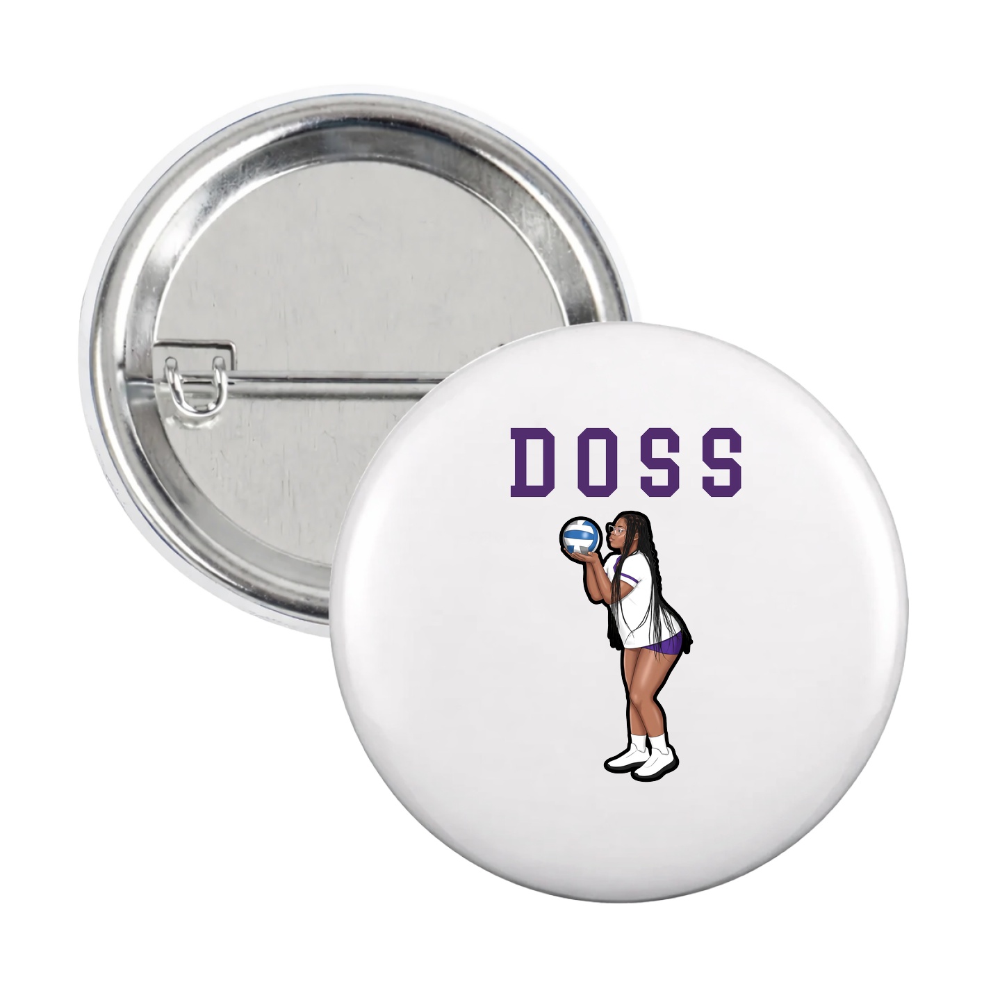 Game Day Button — Shirsey in White