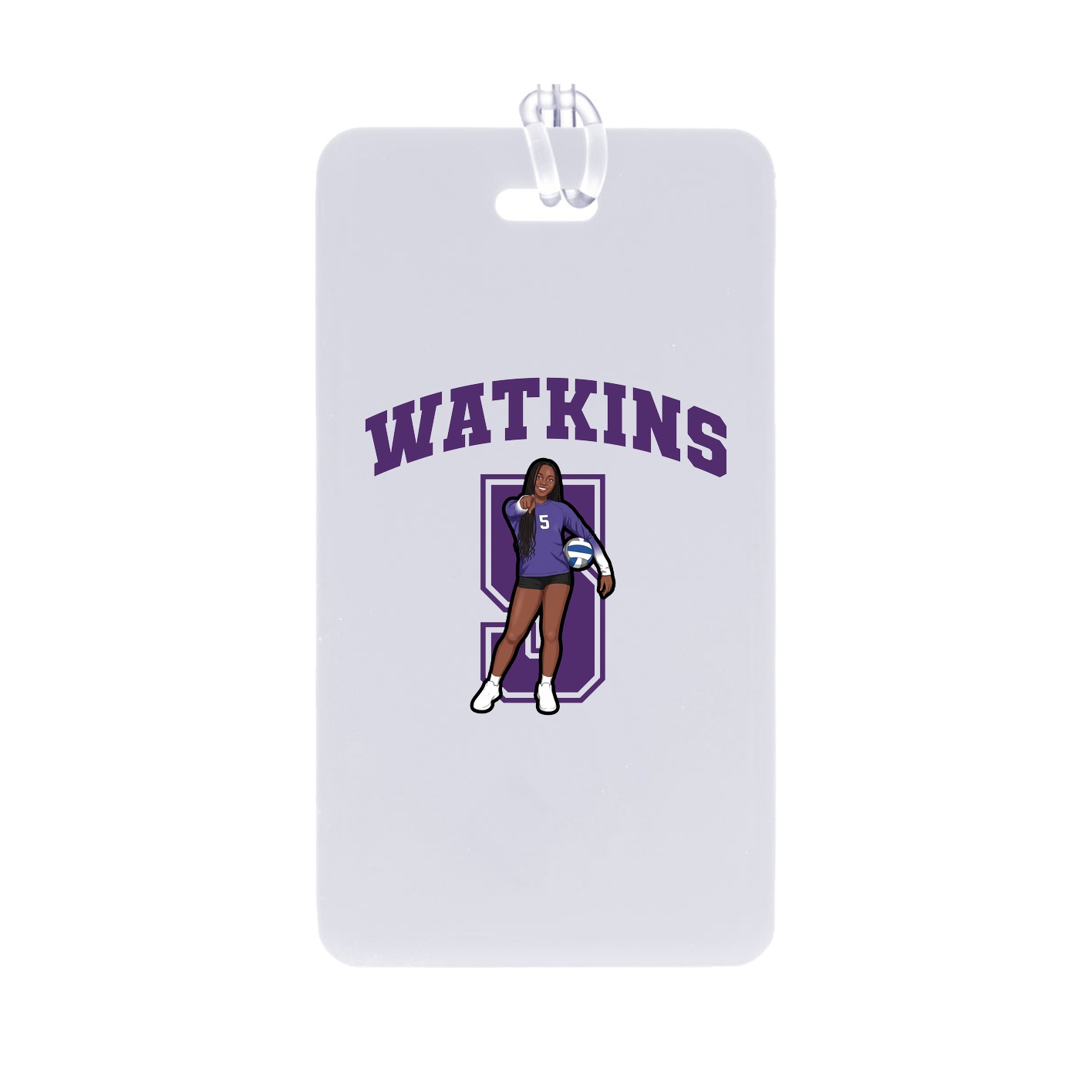 Bag Tag — Number in Classic