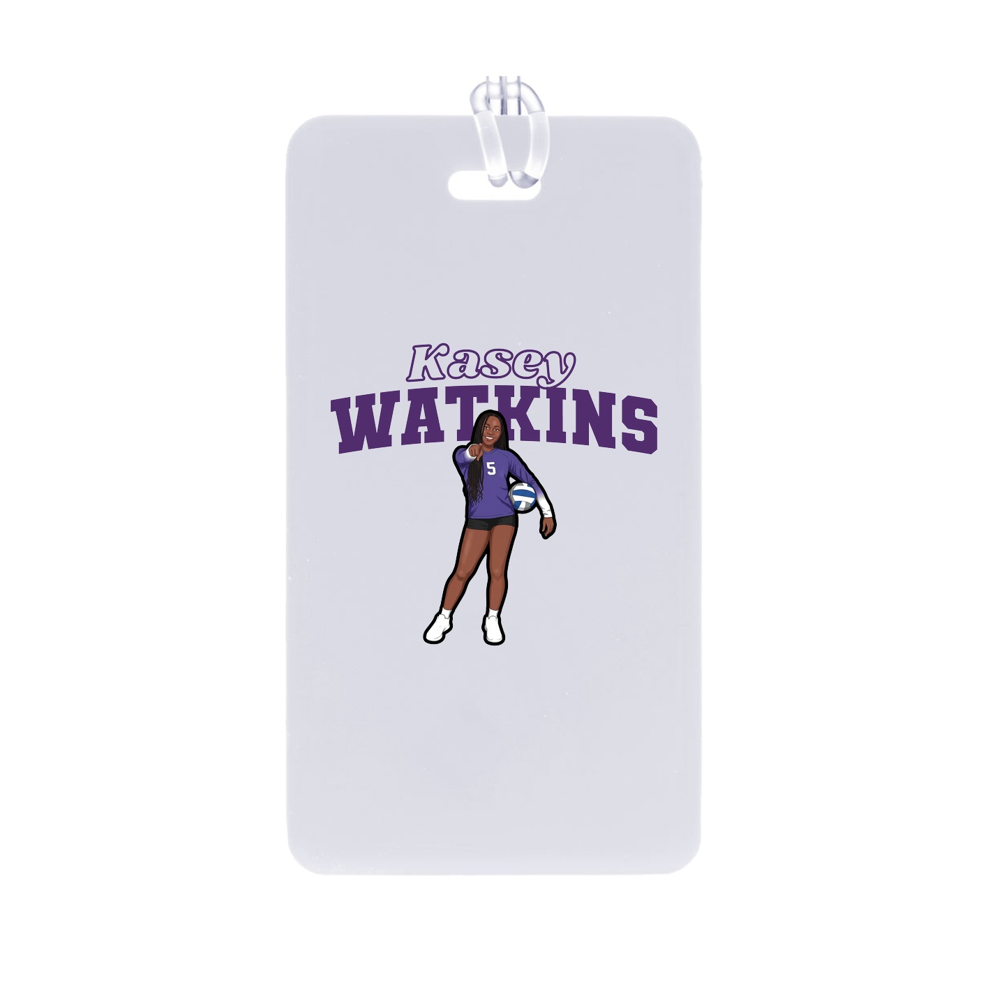 Bag Tag — Name Arch in Classic