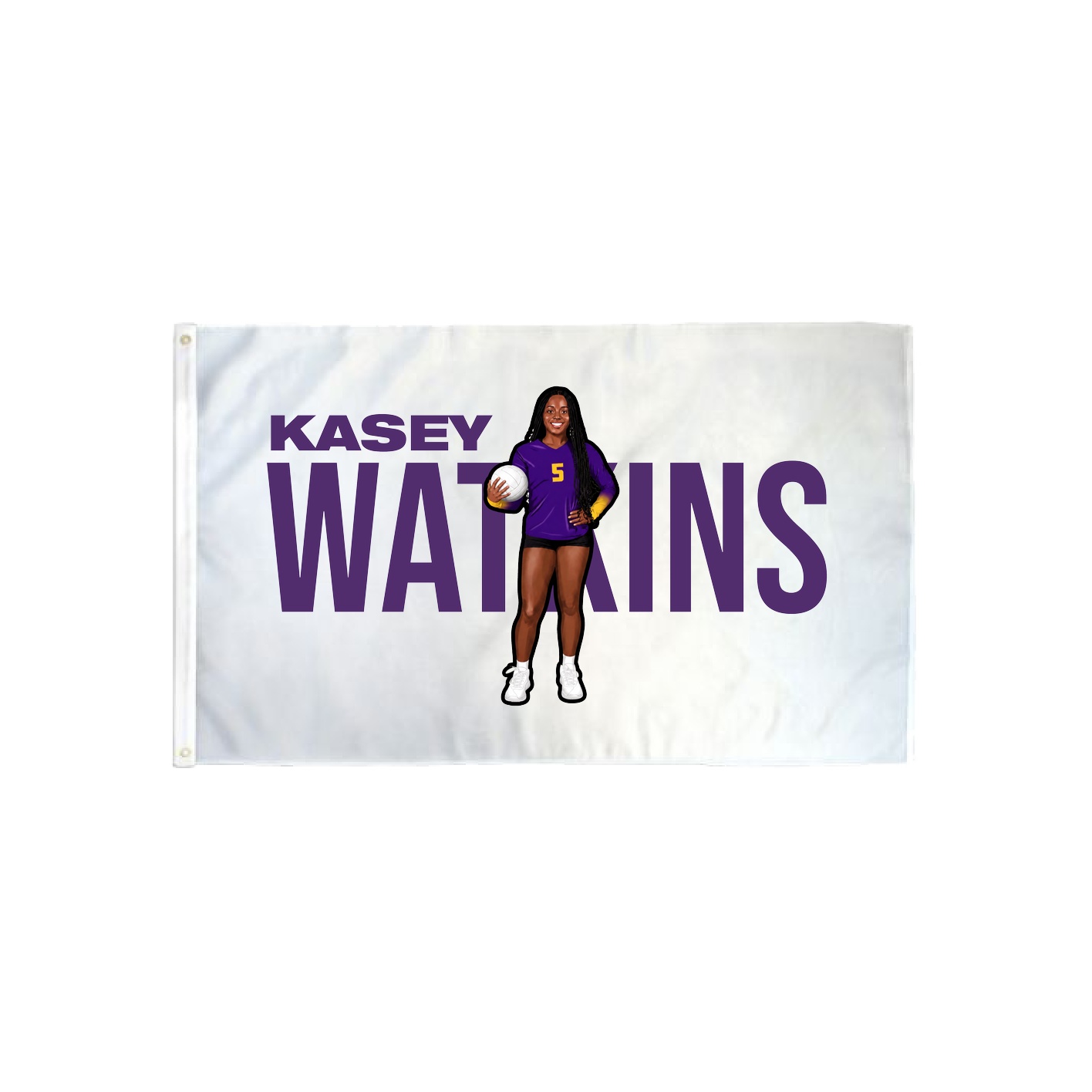 3x5 Flag — Player Name in Classic