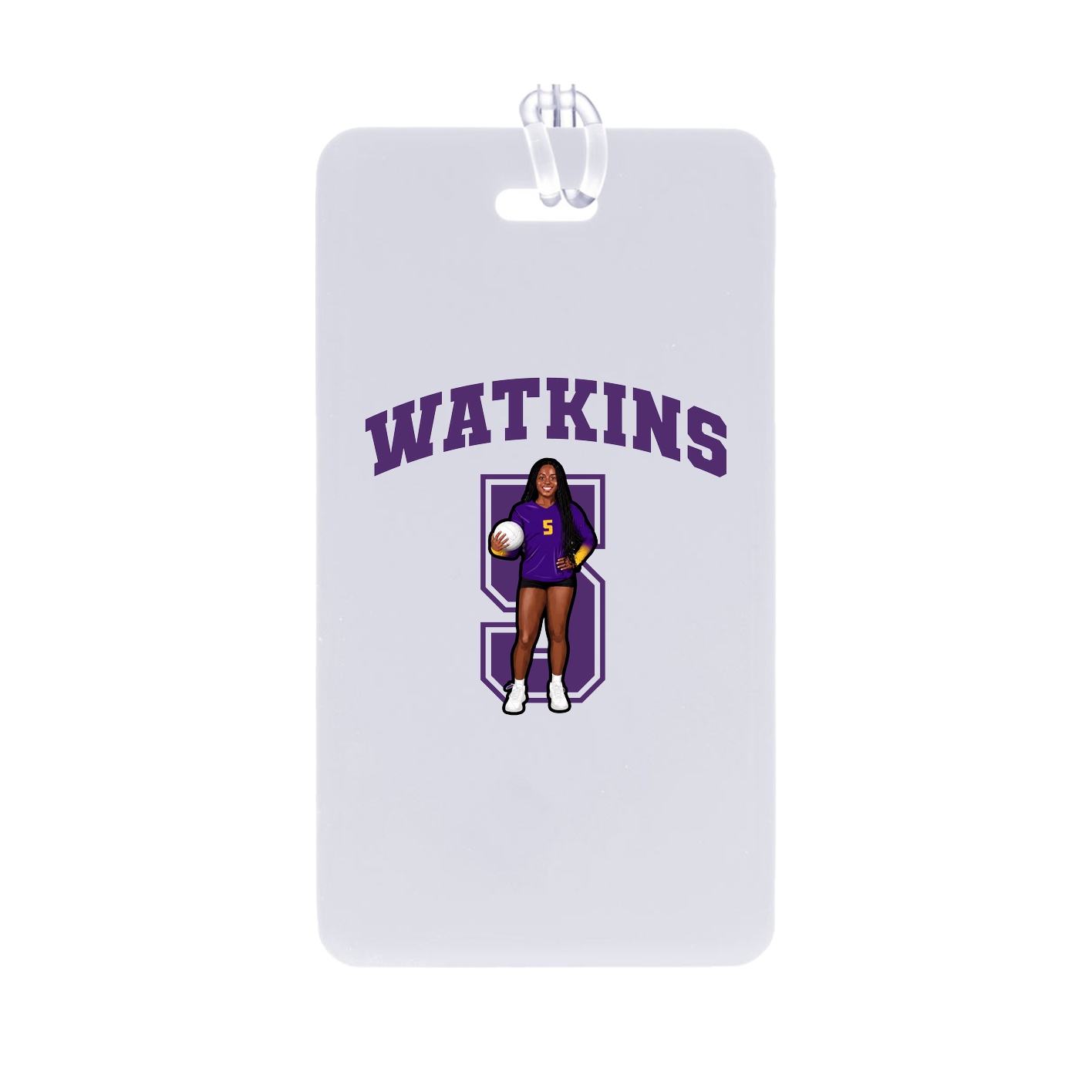 Bag Tag — Number in Classic