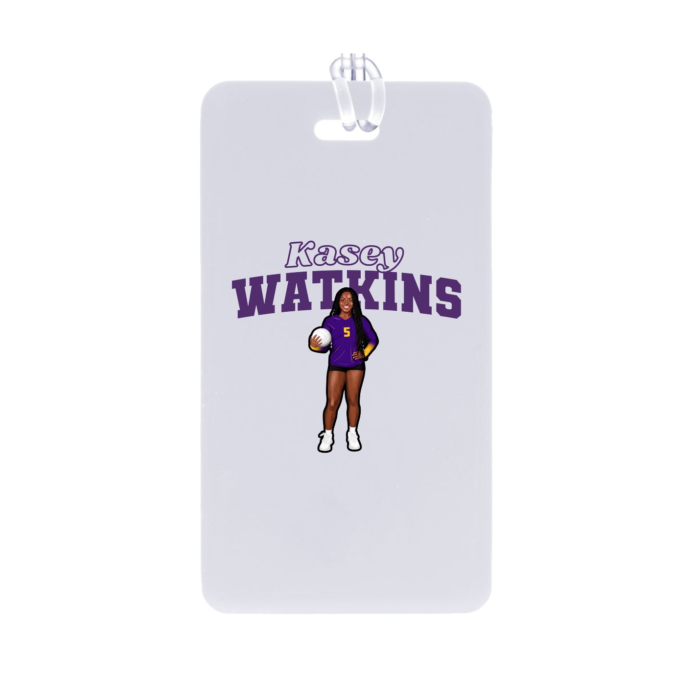 Bag Tag — Name Arch in Classic