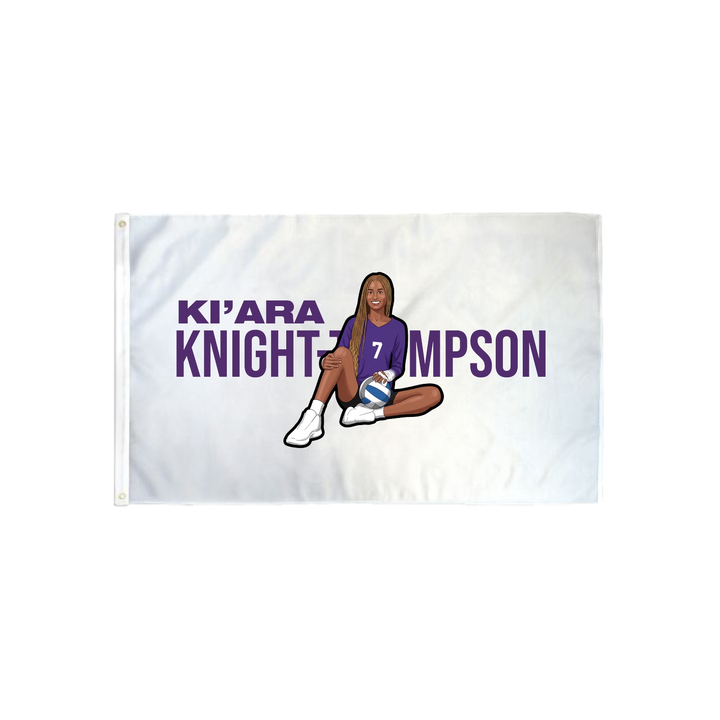3x5 Flag — Player Name in Classic