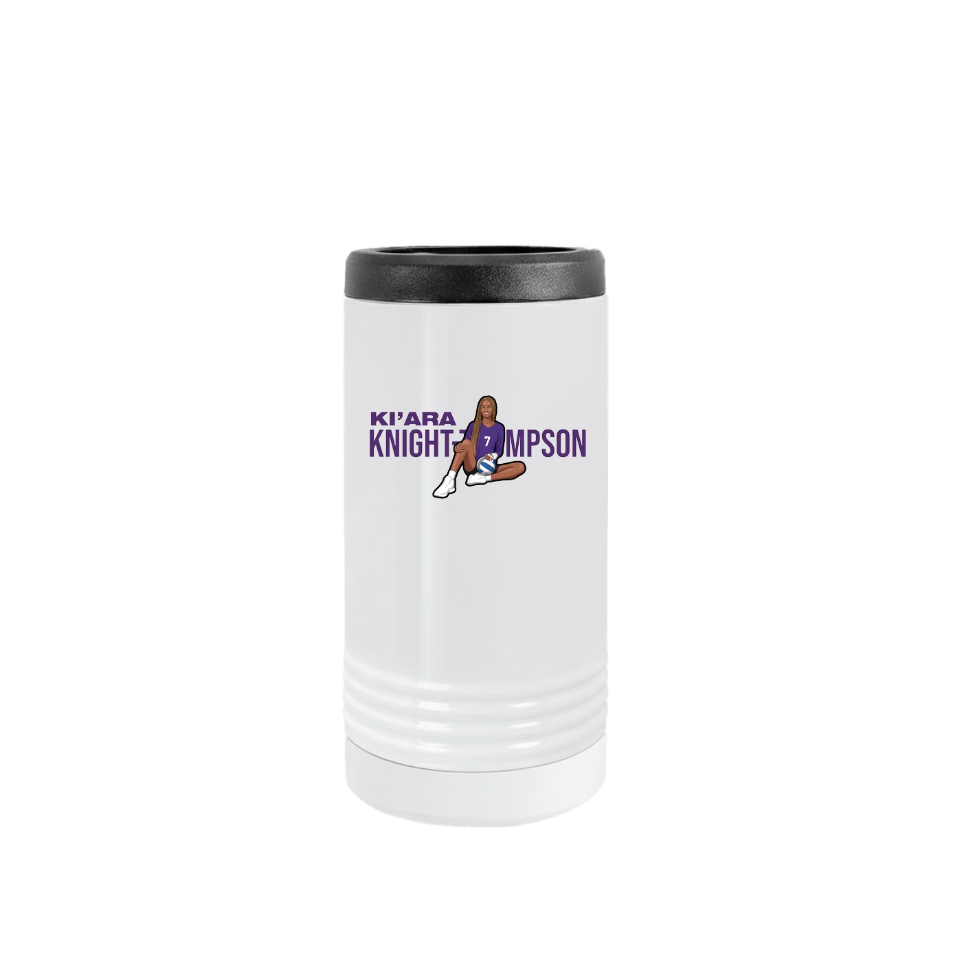 Slim Beverage Holder — Player Name in White