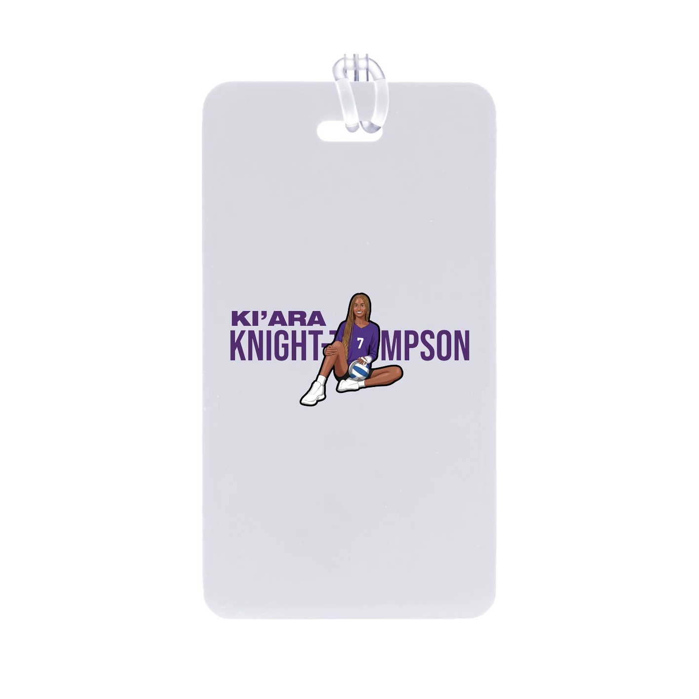 Bag Tag — Player Name in Classic