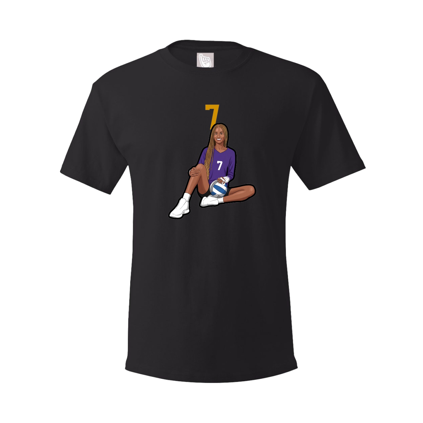 Tee — Number Top in Black