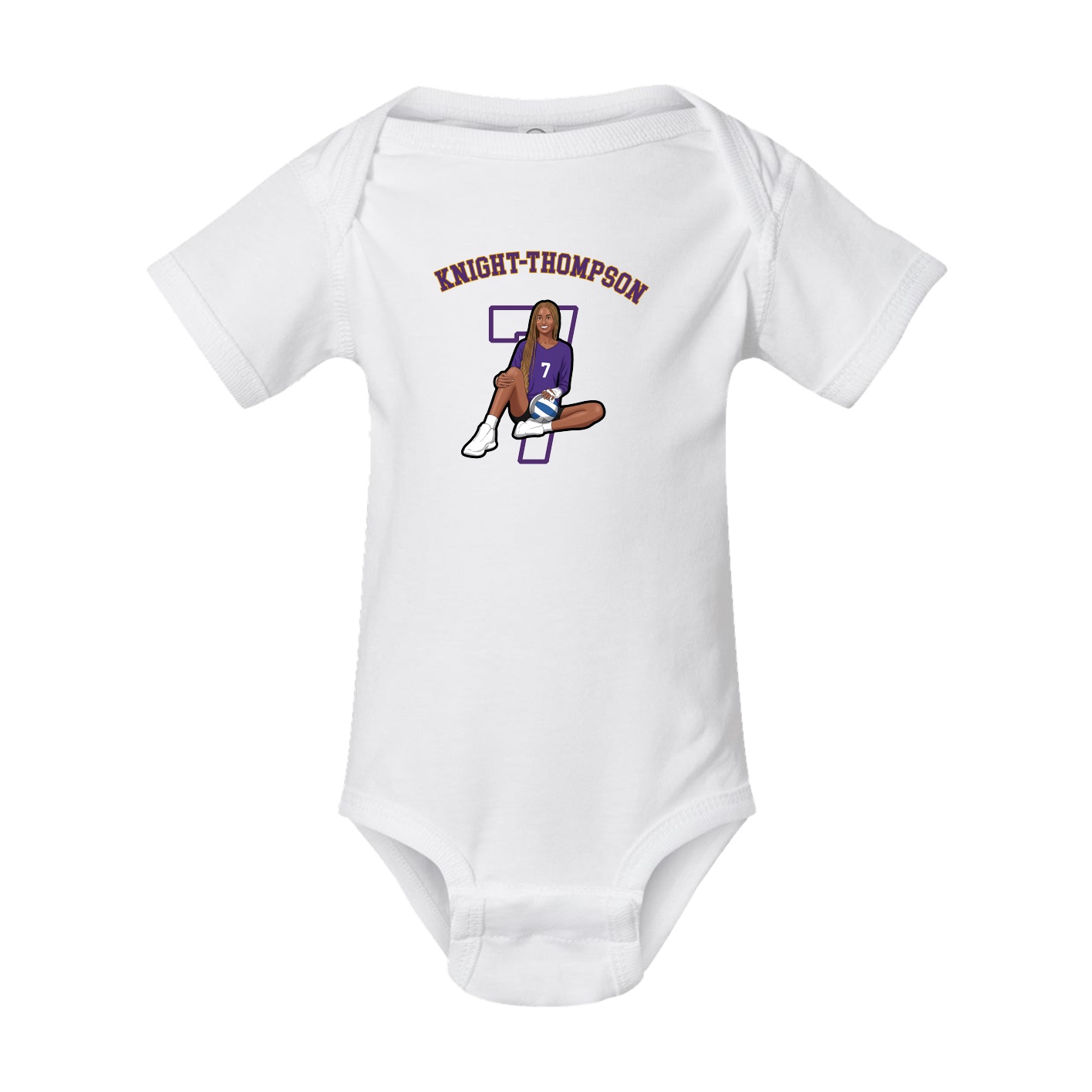 Baby Onesie — Shirsey Arch in White