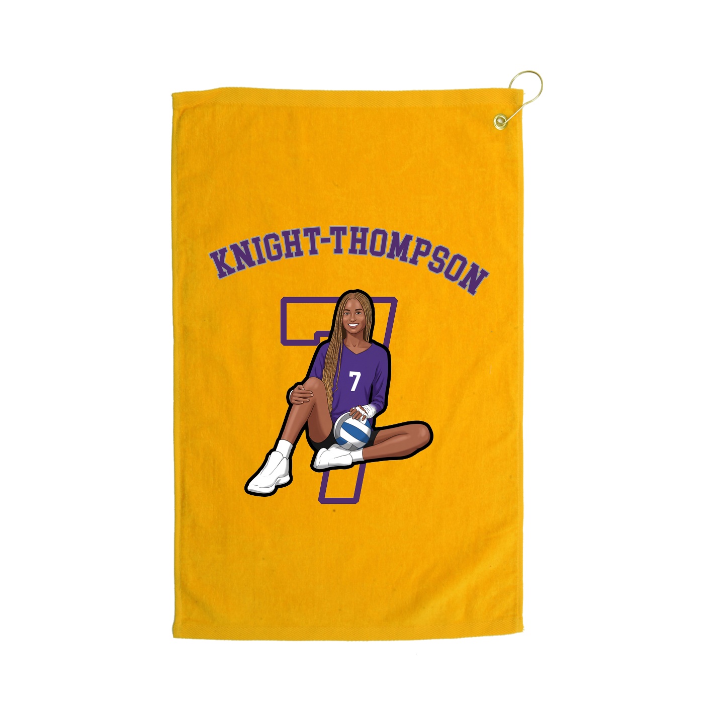 Golf Towel — Shirsey Arch in Gold