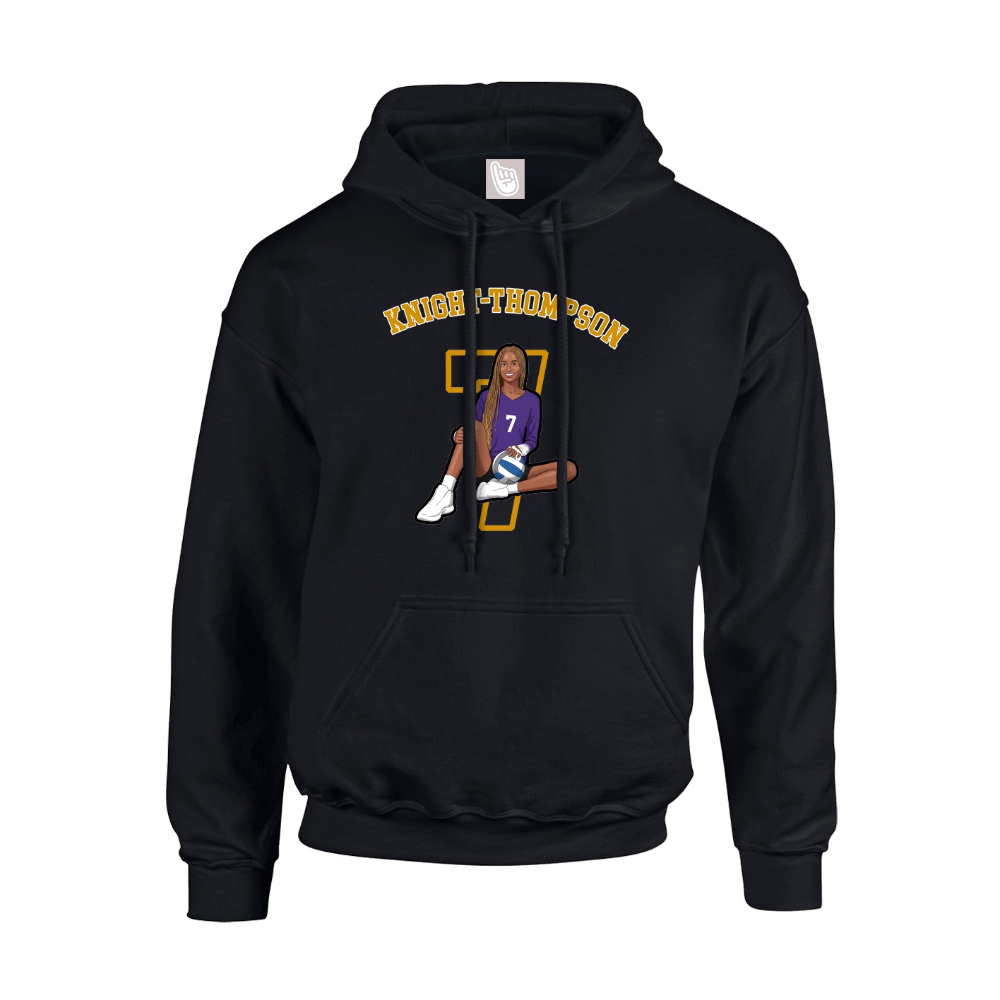 Youth Hoodie — Shirsey Arch in Black