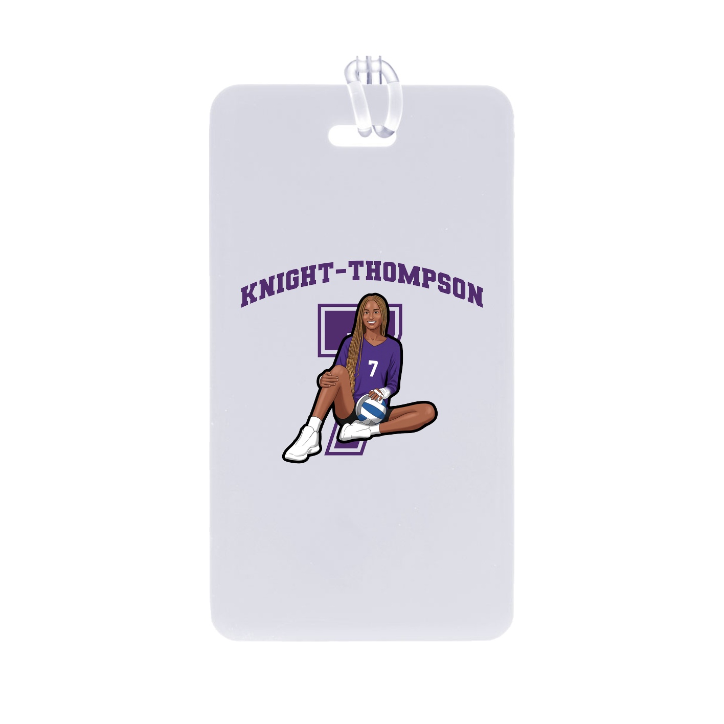 Bag Tag — Number in Classic