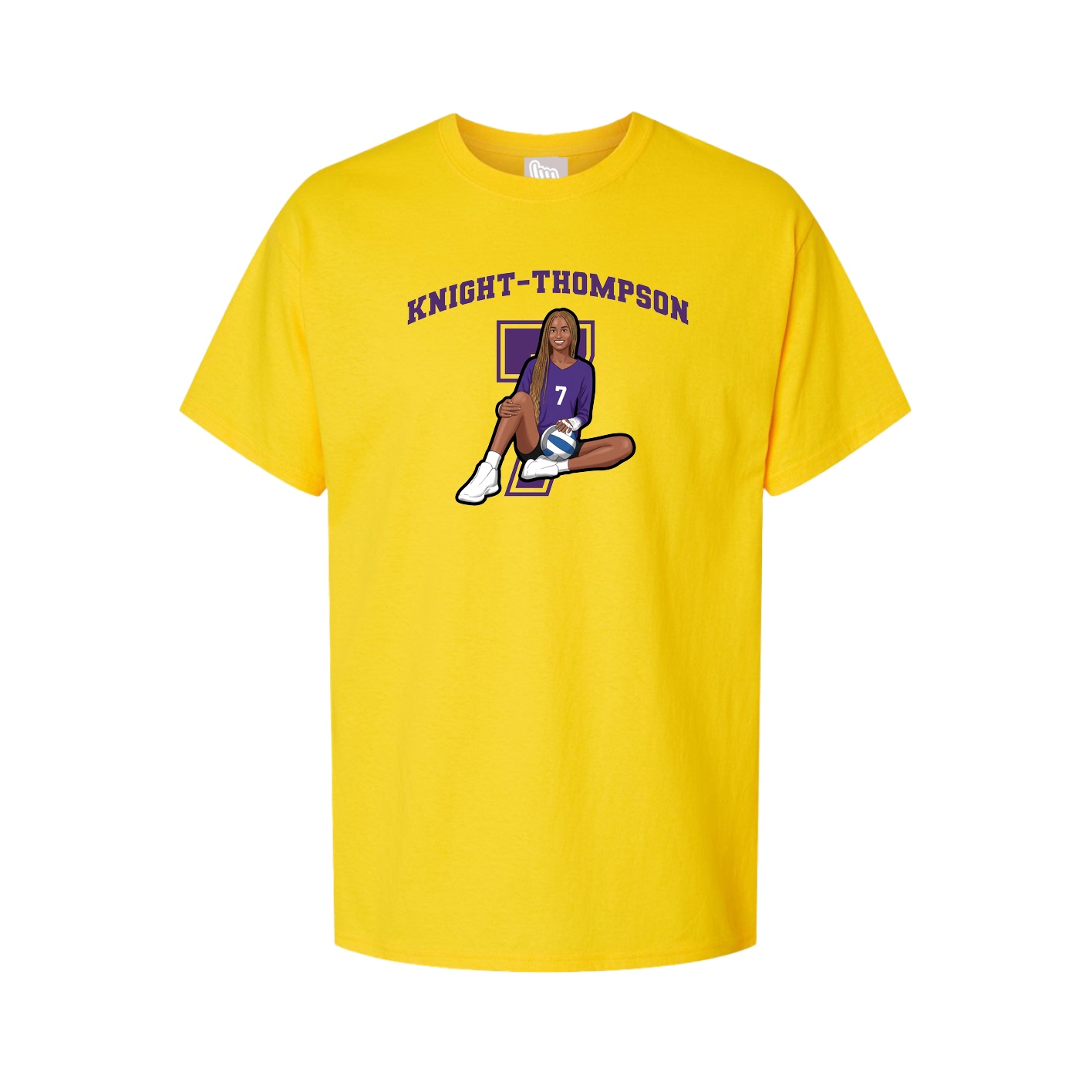 Tee — Number in Gold