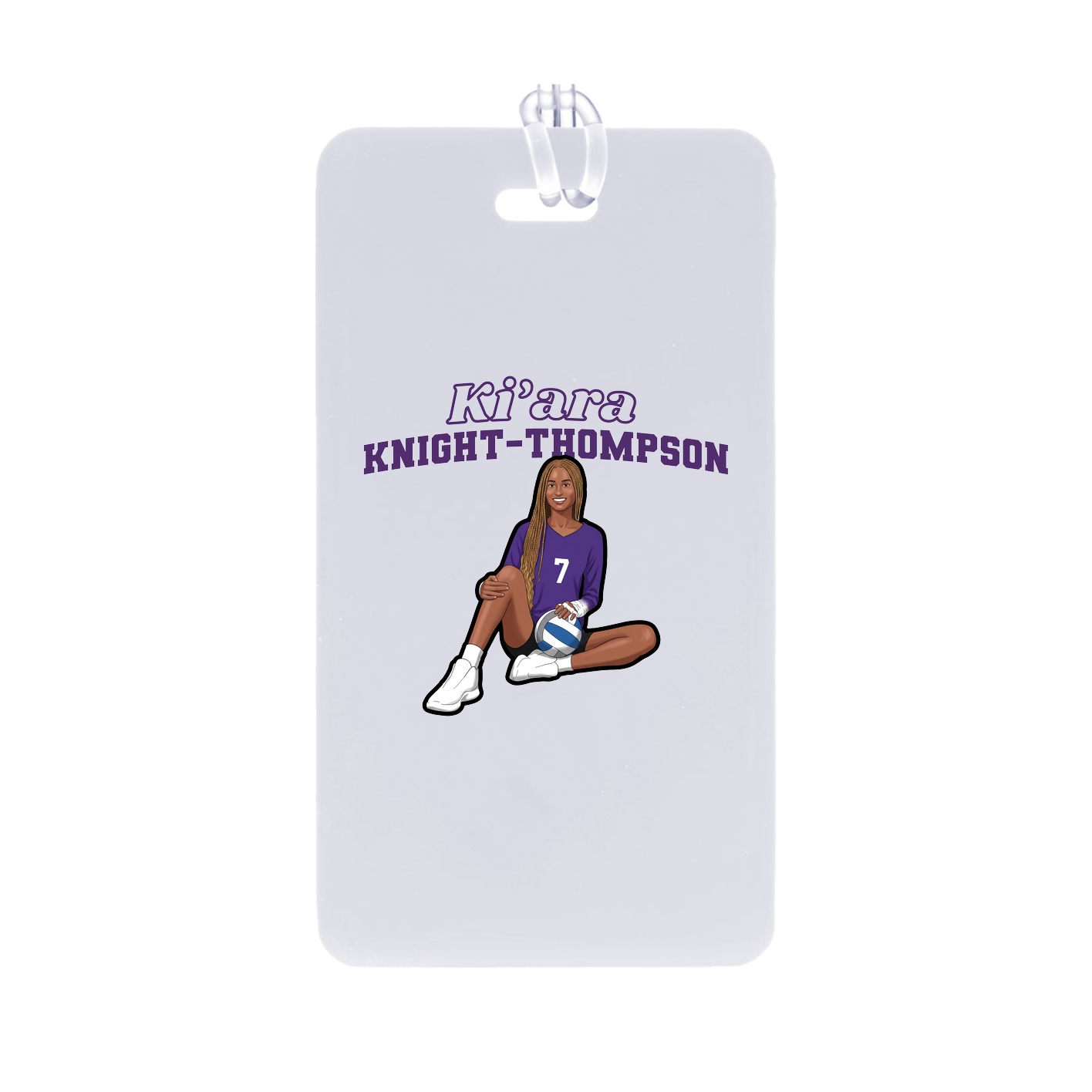Bag Tag — Name Arch in Classic