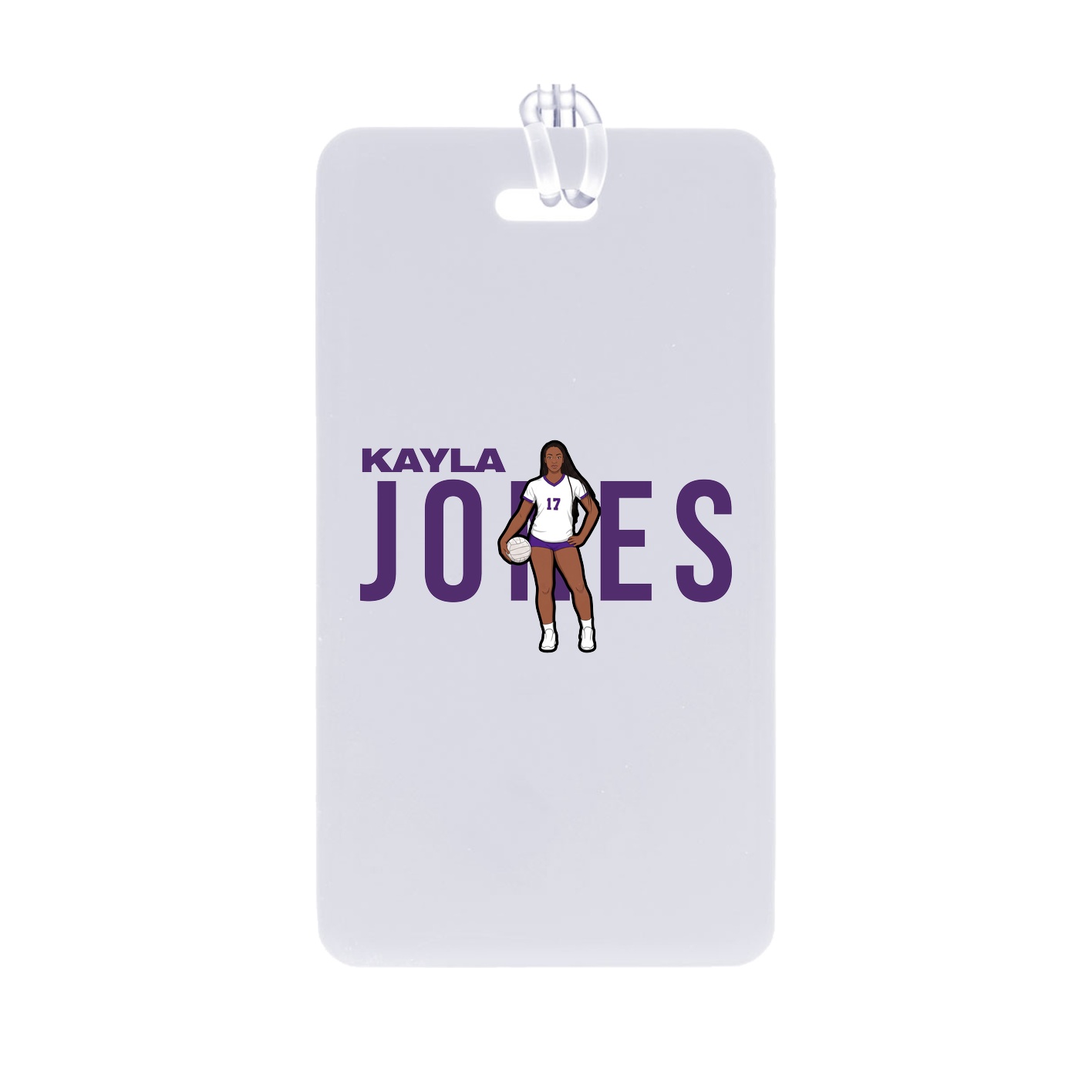 Bag Tag — Player Name in Classic