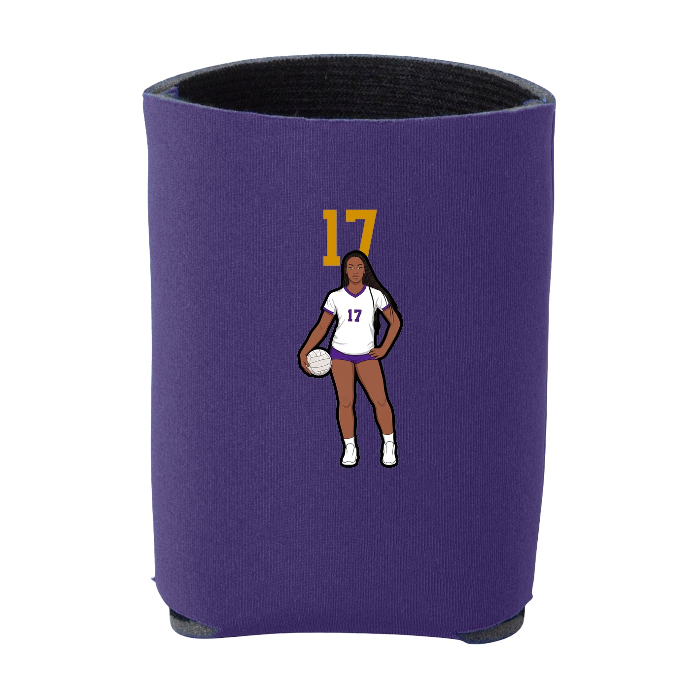 Can Holder — Number Top in Purple