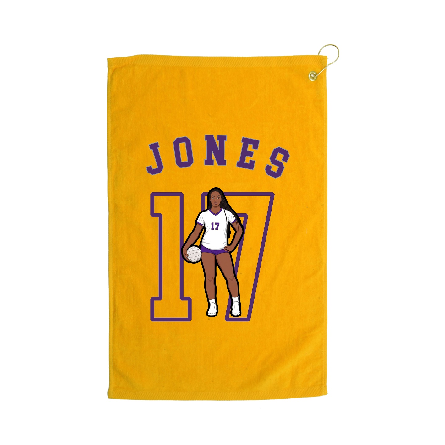Golf Towel — Shirsey Arch in Gold