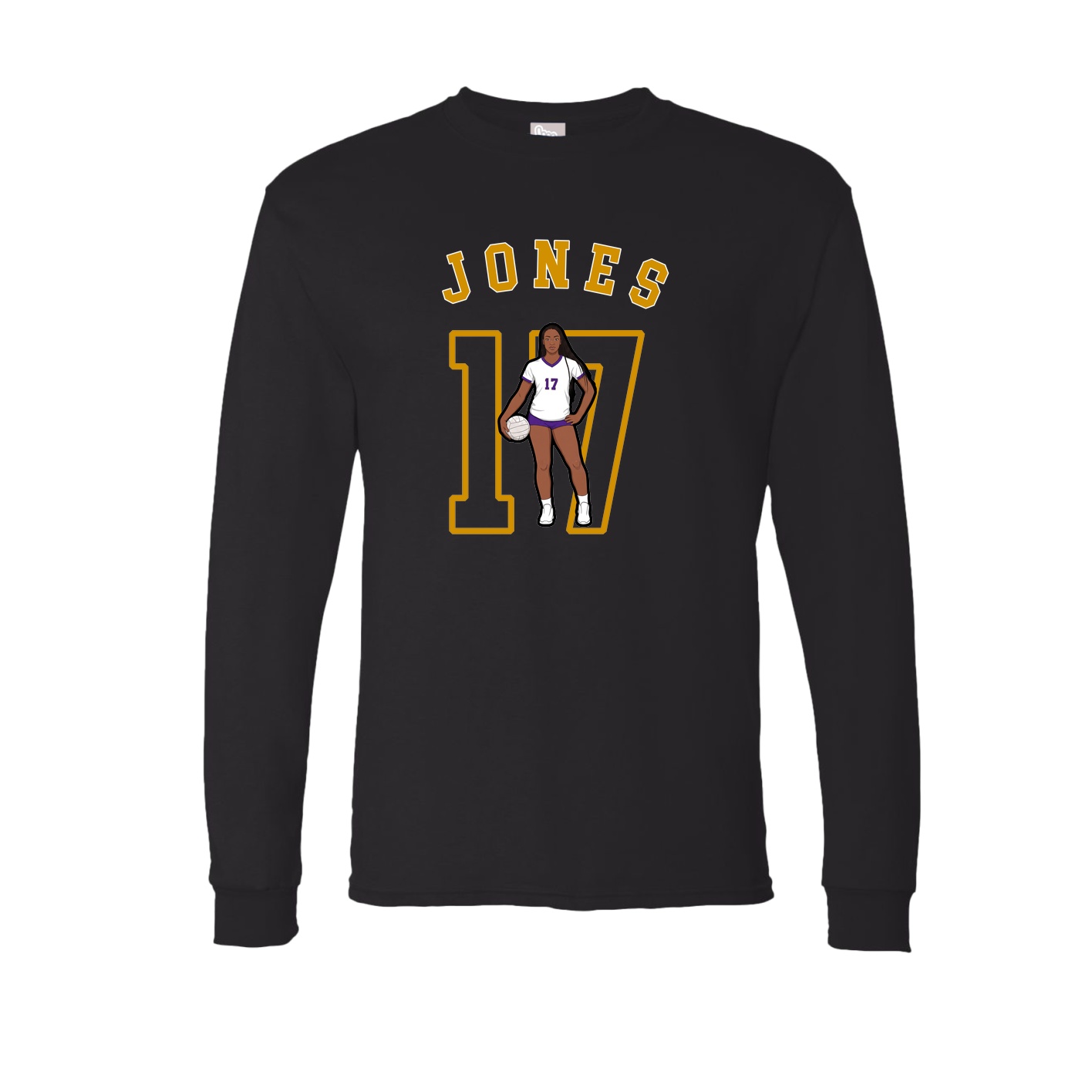 Long Sleeve Tee — Shirsey Arch in Black