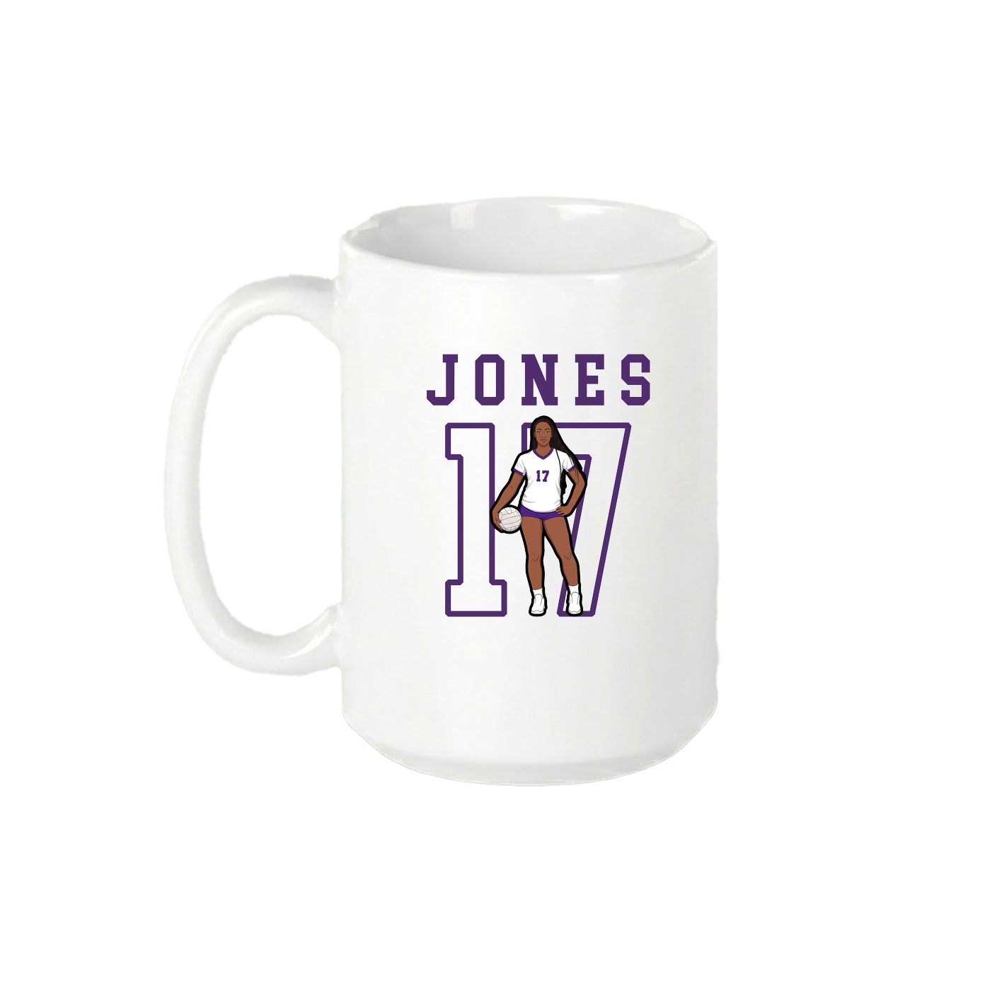 15oz Coffee Mug — Shirsey in White
