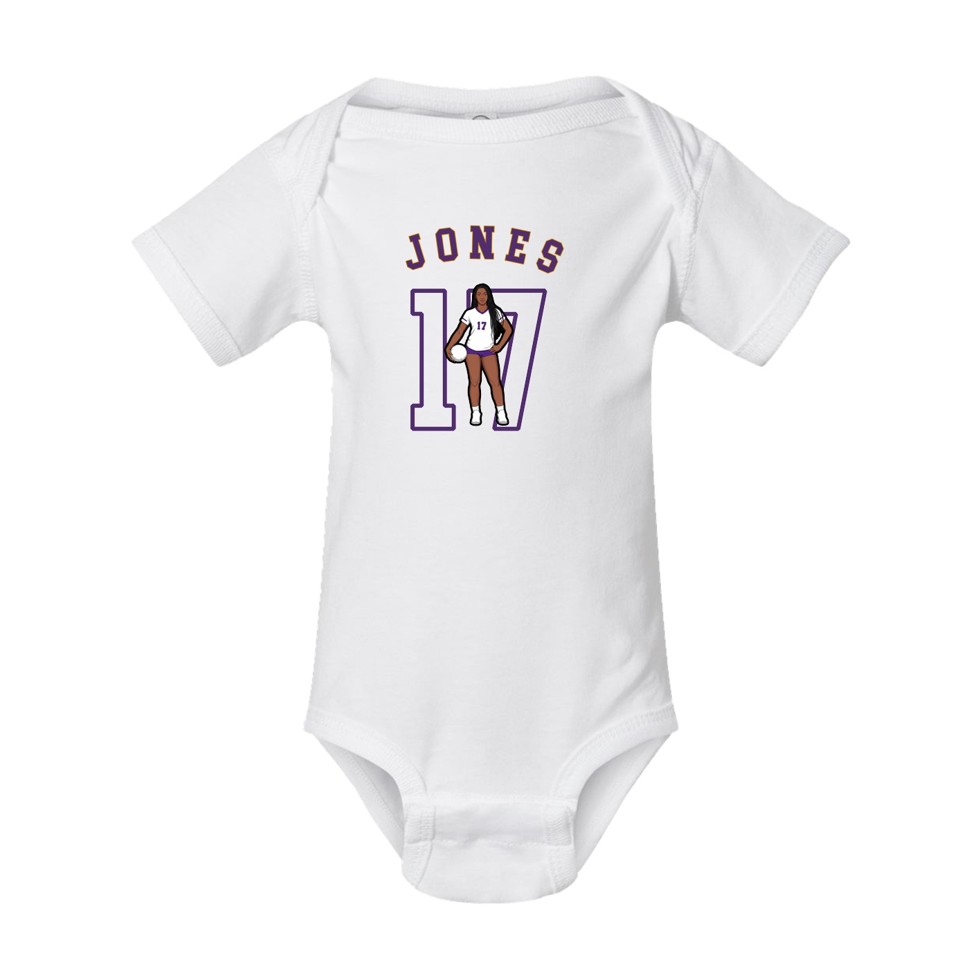 Baby Onesie — Shirsey Arch in White
