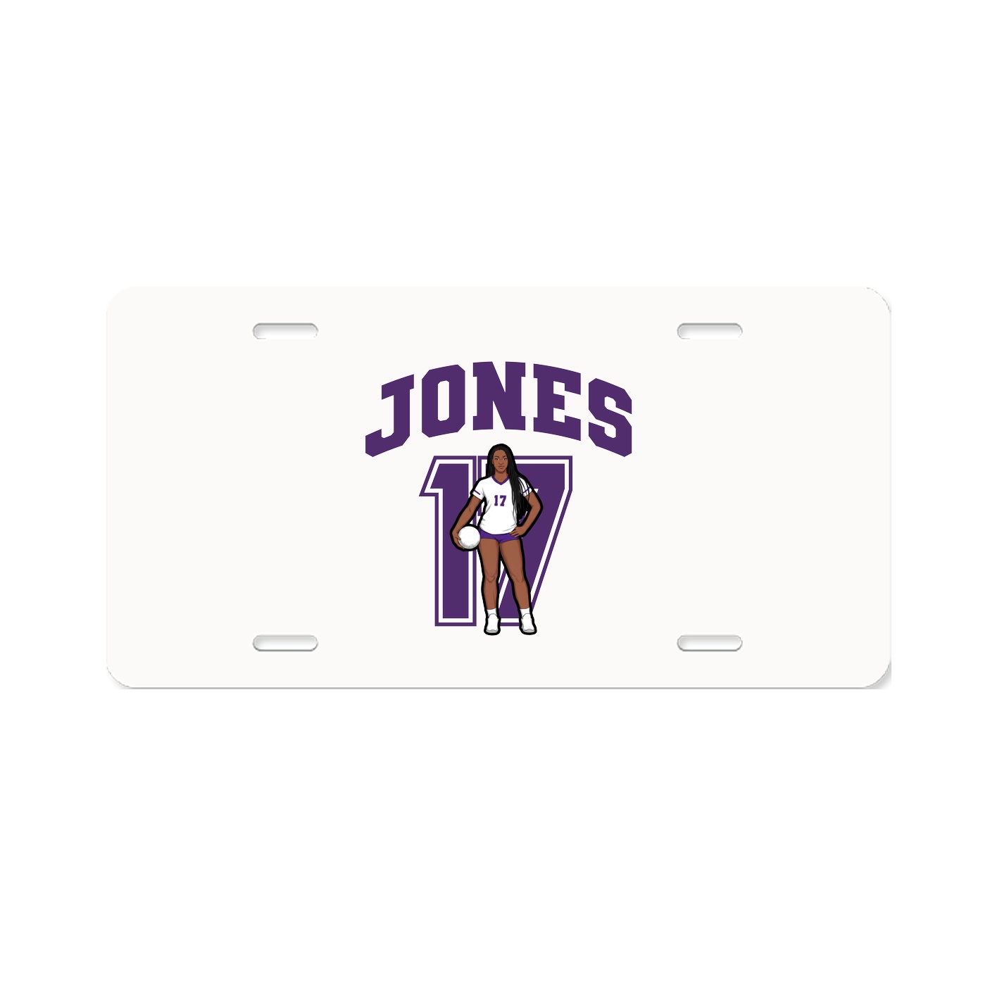 License Plate — Number in Classic