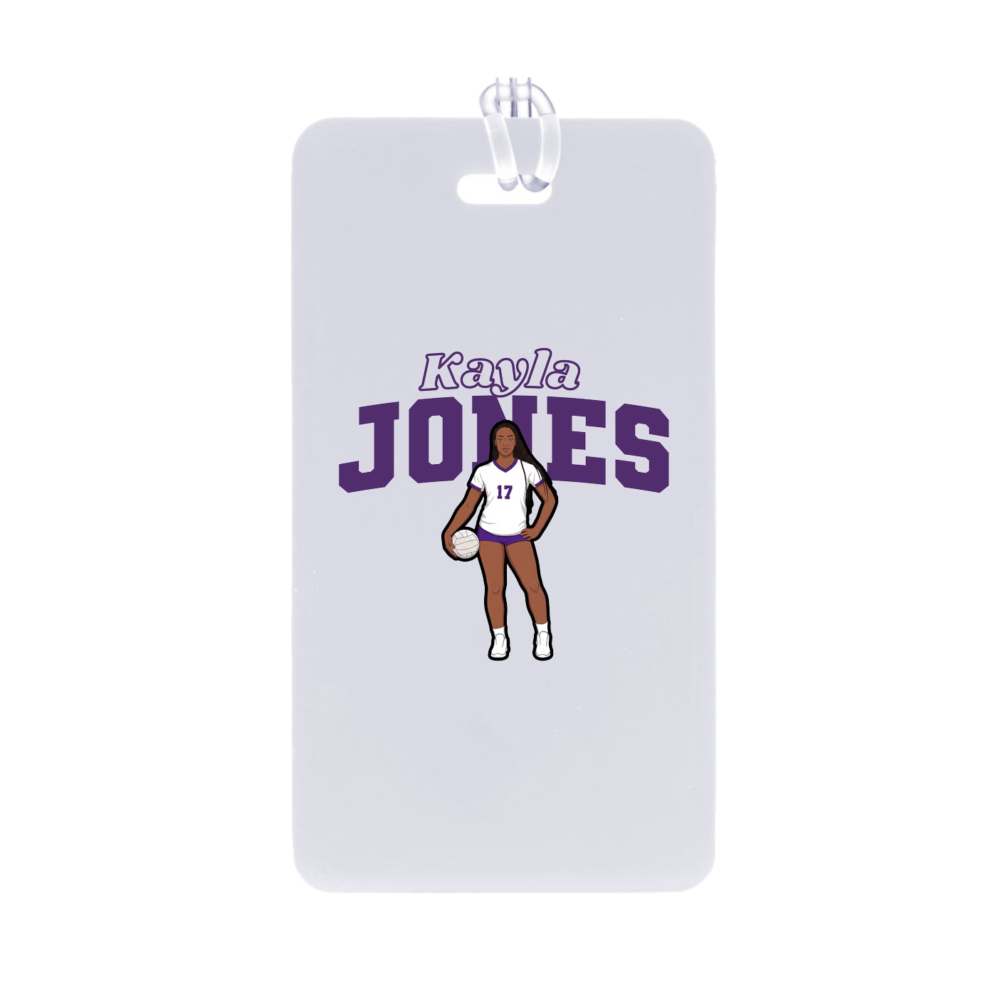 Bag Tag — Name Arch in Classic