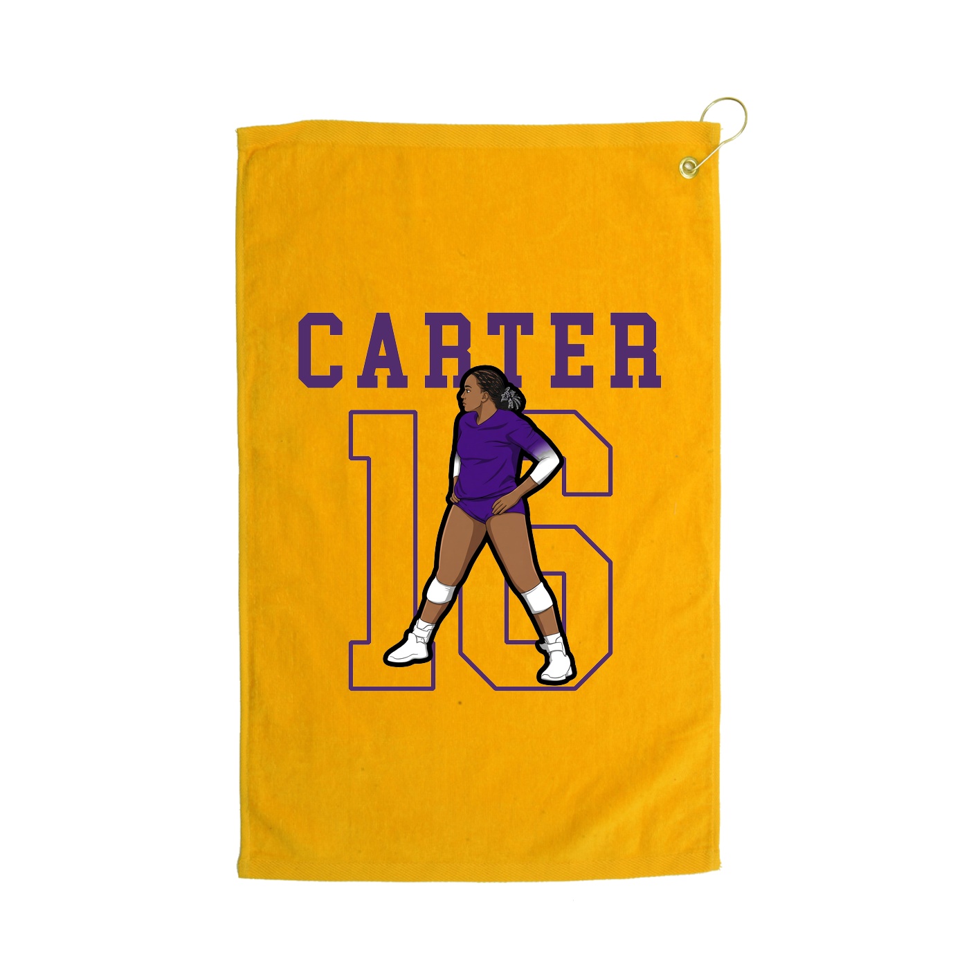 Golf Towel — Shirsey in Gold