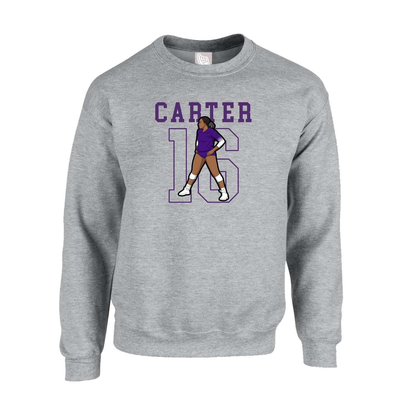 Fleece Crew — Shirsey in Grey