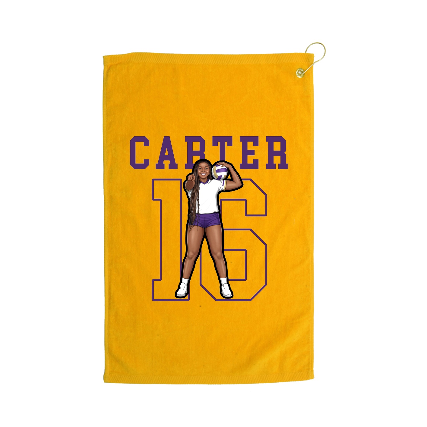 Golf Towel — Shirsey in Gold
