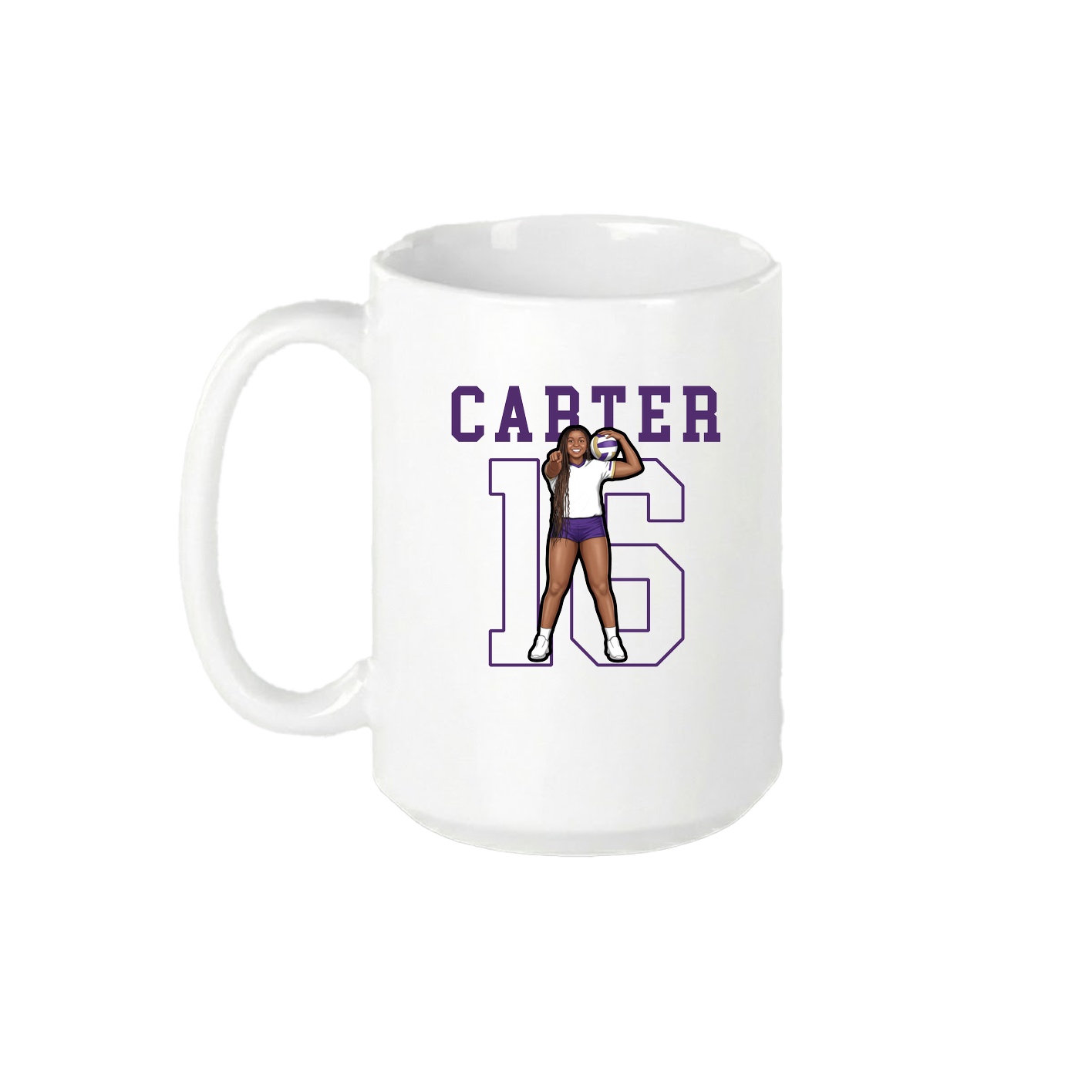 15oz Coffee Mug — Shirsey in White