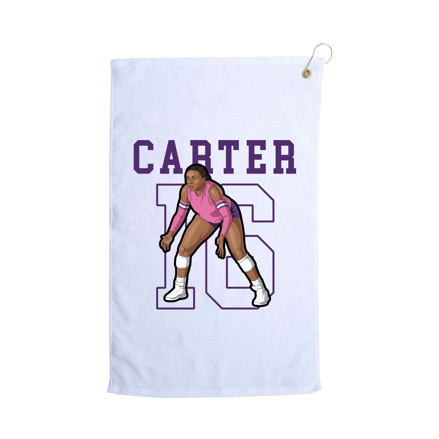 Golf Towel — Shirsey in White