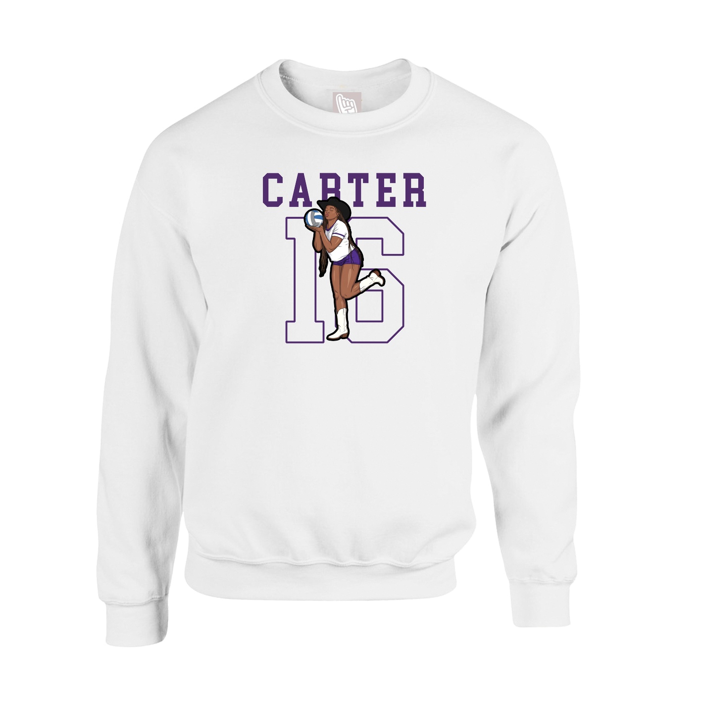 Fleece Crew — Shirsey in White