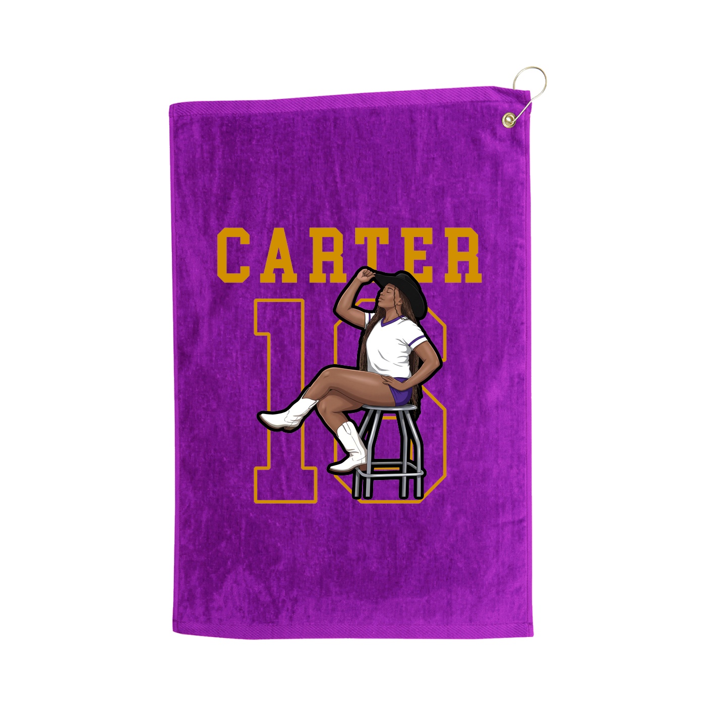 Golf Towel — Shirsey in Purple