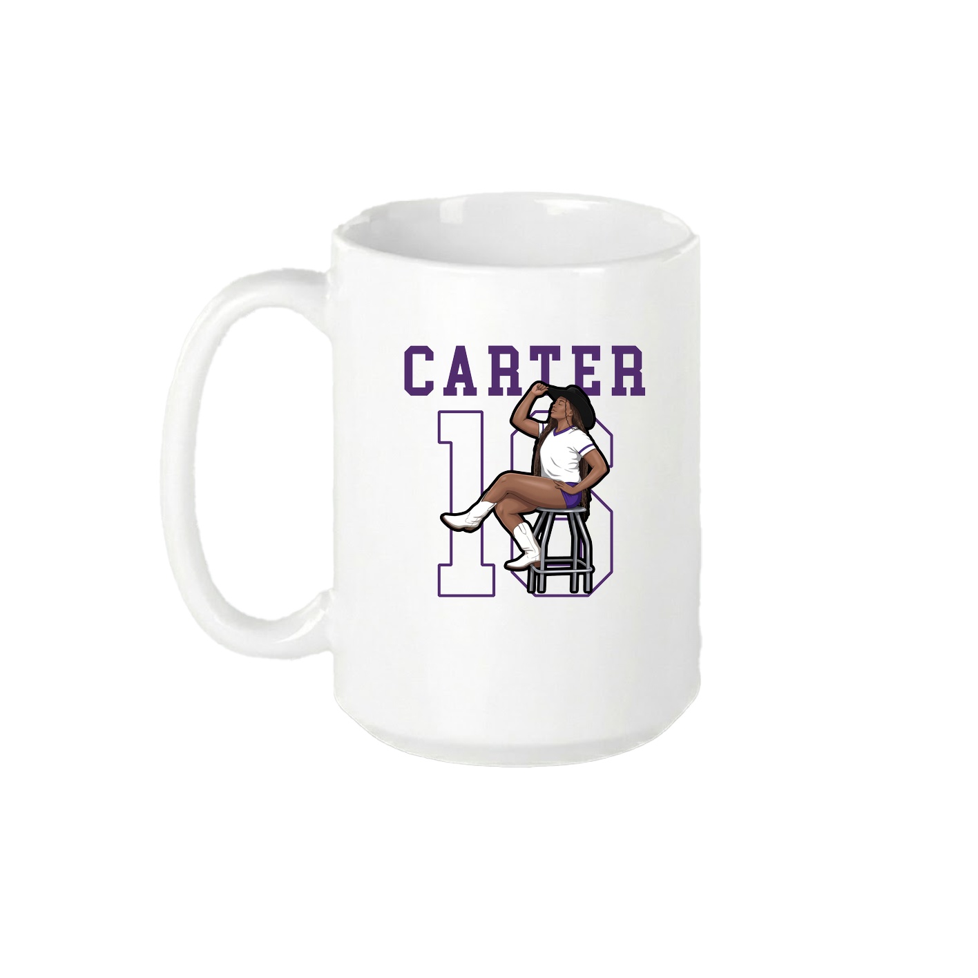 15oz Coffee Mug — Shirsey in White