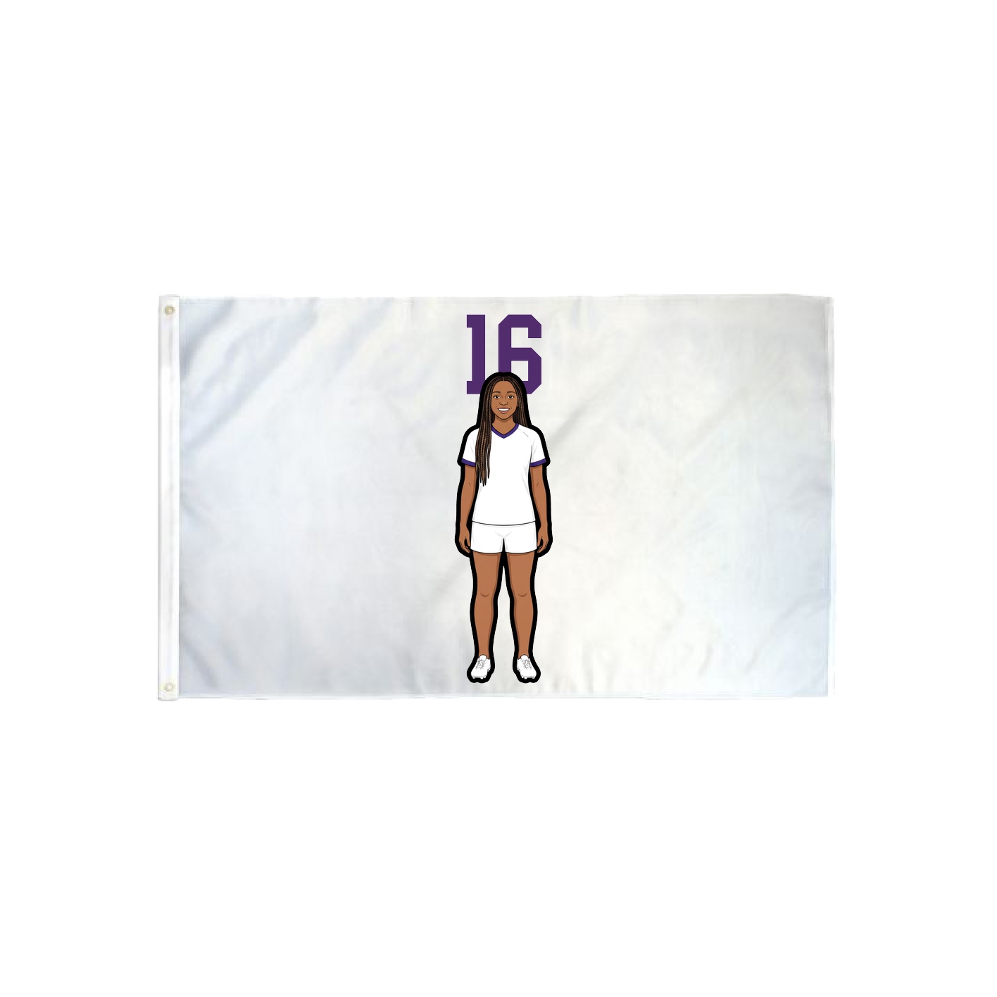3x5 Flag — Number Top in Classic