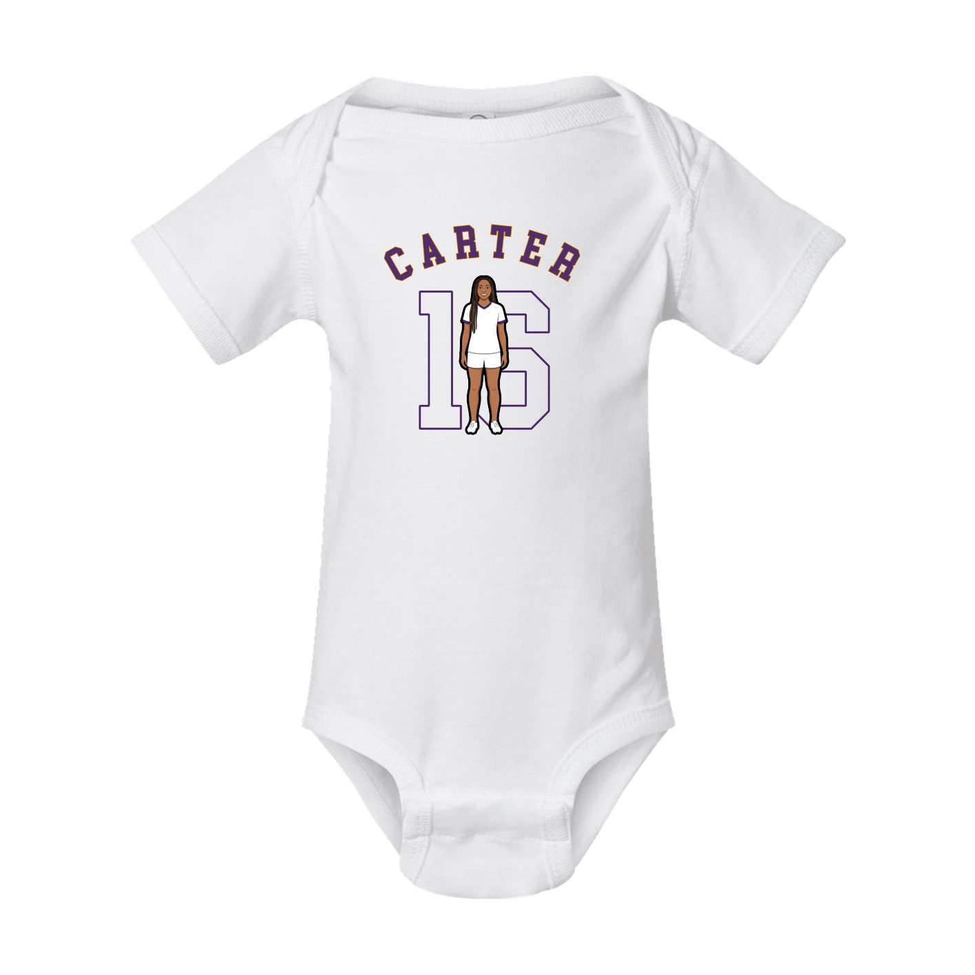 Baby Onesie — Shirsey Arch in White