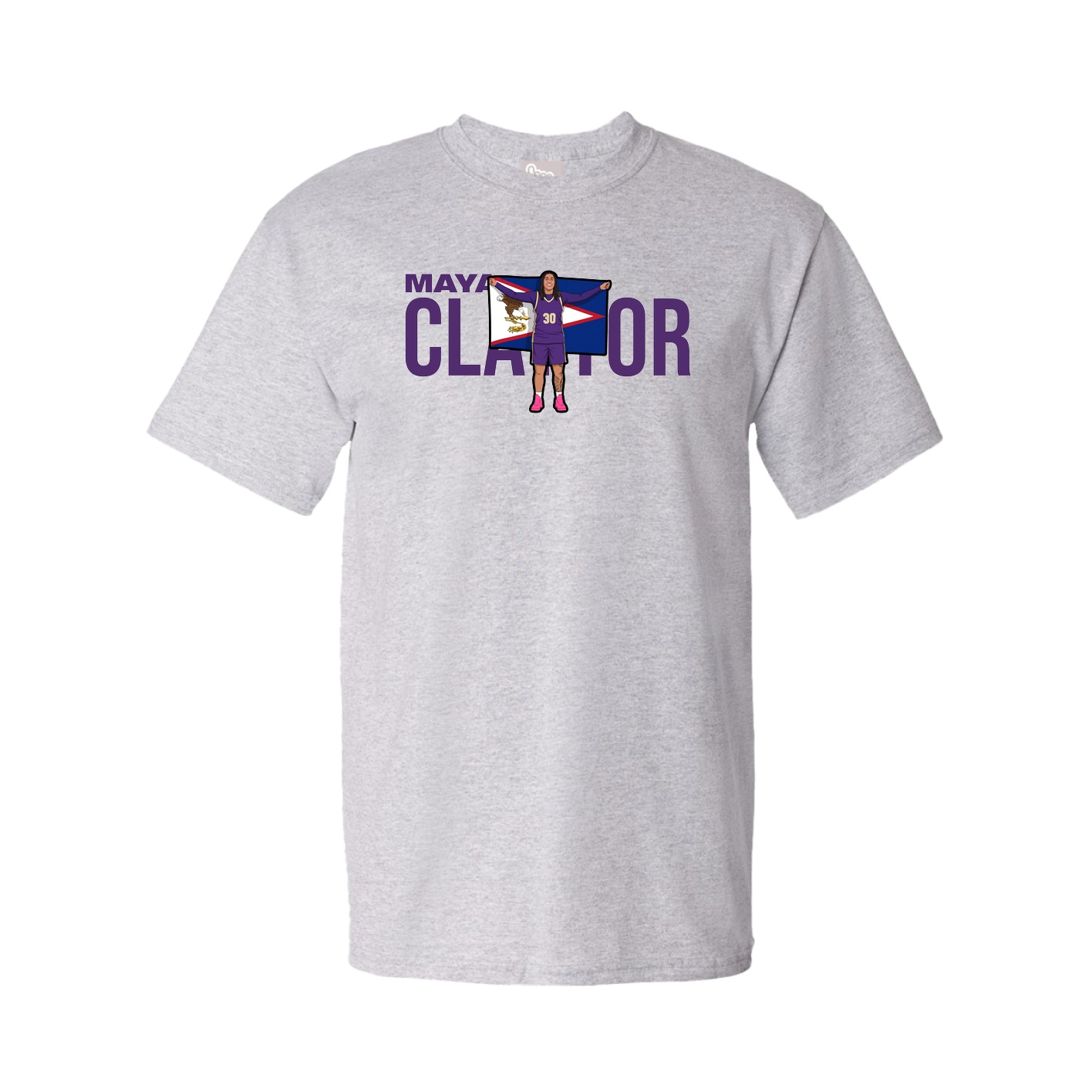 Youth Tee — Player Name in Grey