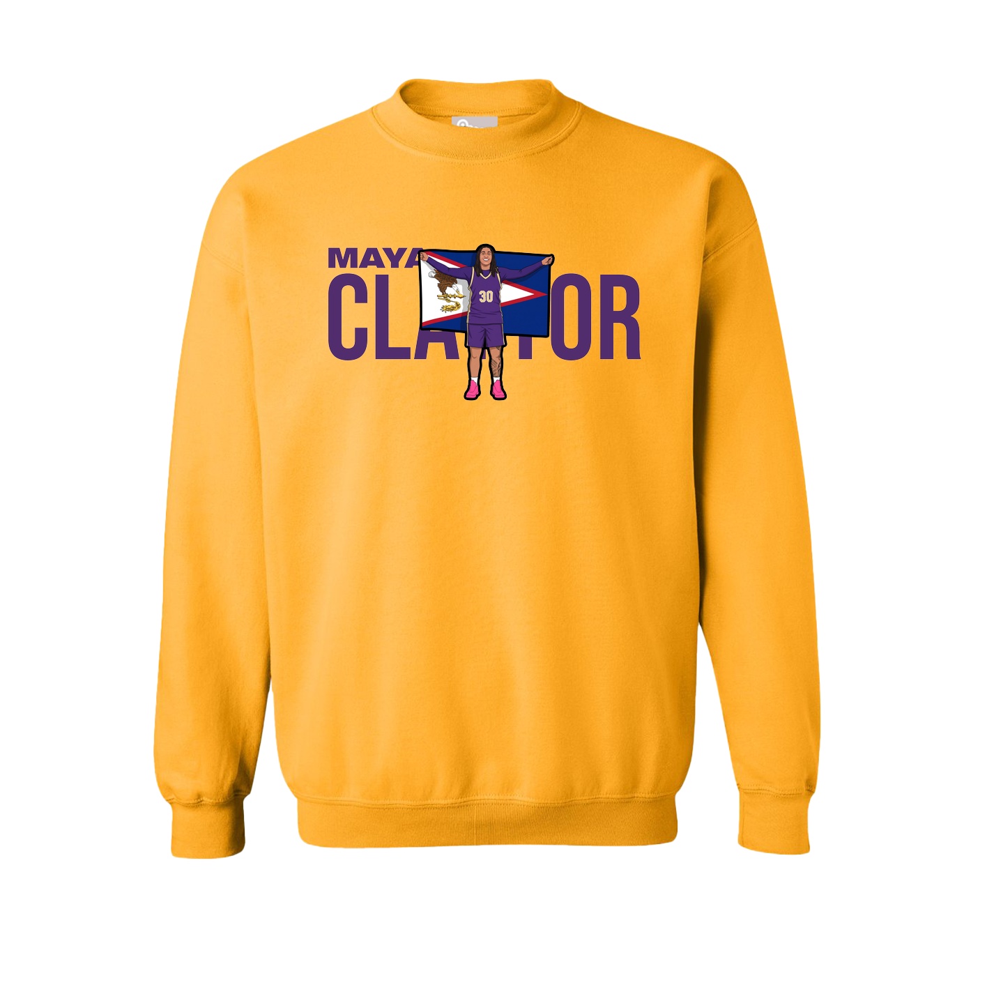 Fleece Crew — Player Name in Gold
