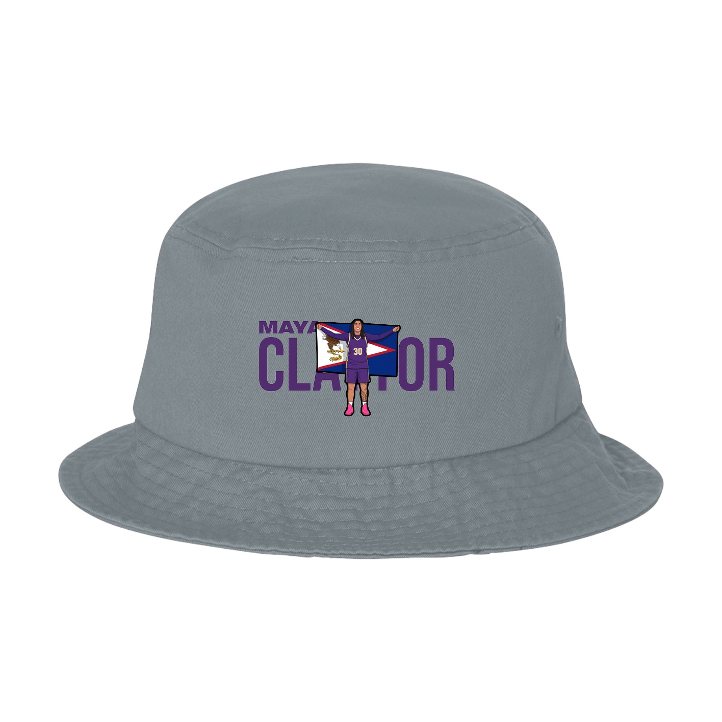 Bucket Cap — Player Name in Grey