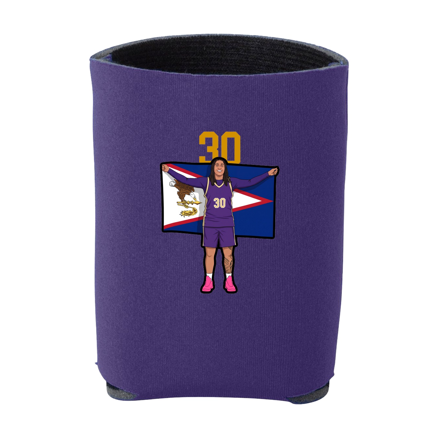 Can Holder — Number Top in Purple