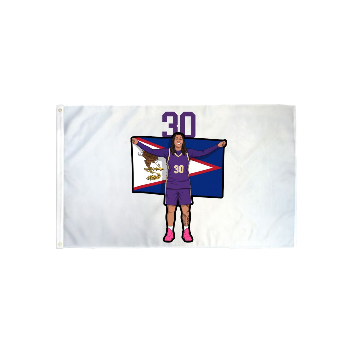3x5 Flag — Number Top in Classic