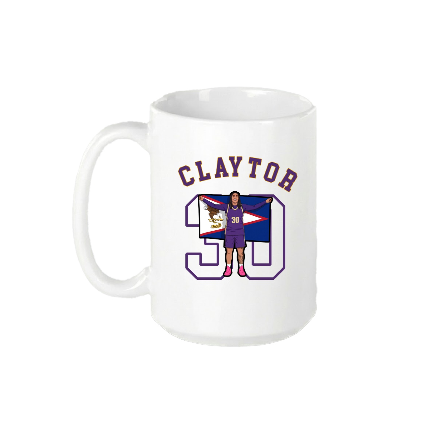 15oz Coffee Mug — Shirsey Arch in White