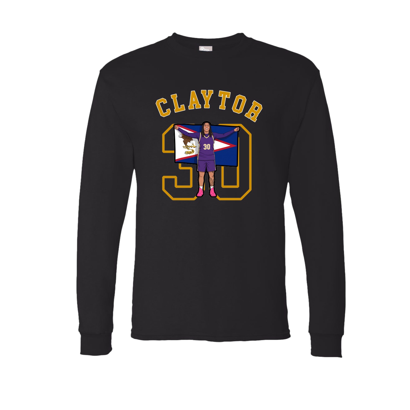 Long Sleeve Tee — Shirsey Arch in Black