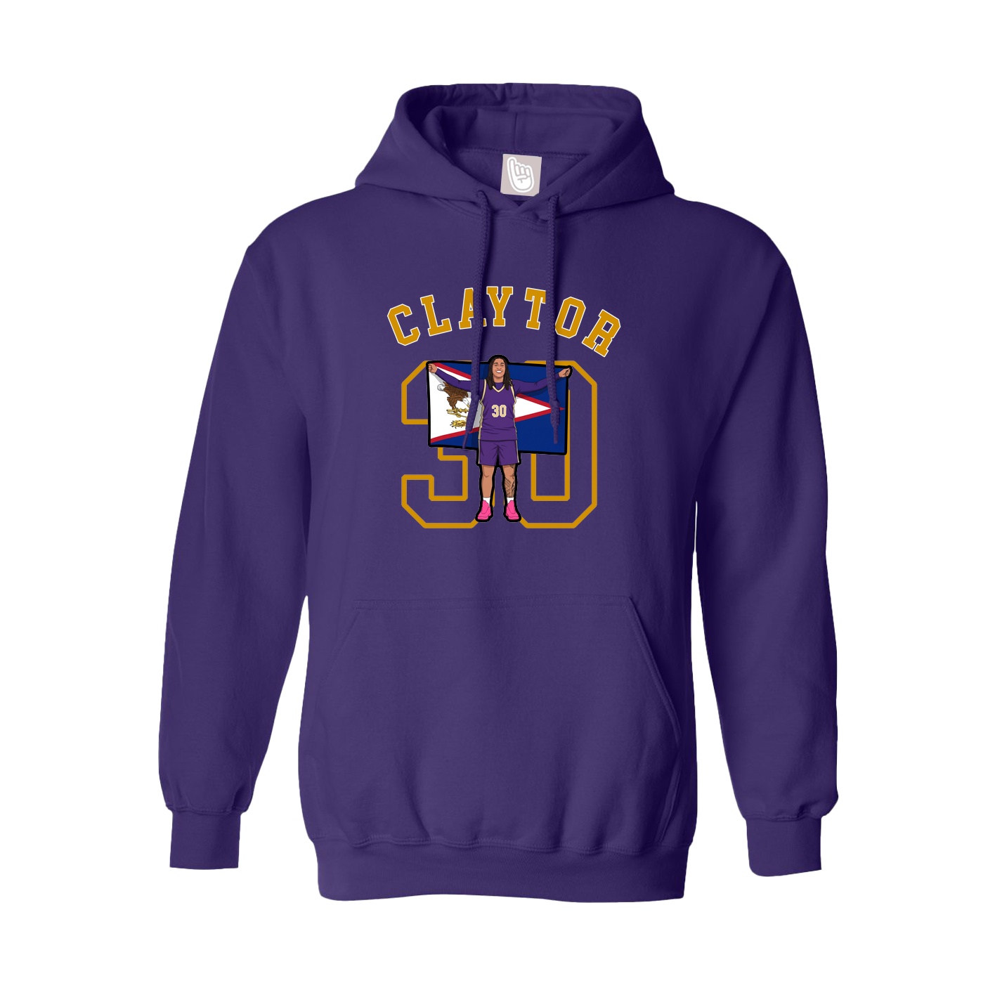 Hoodie — Shirsey Arch in Purple